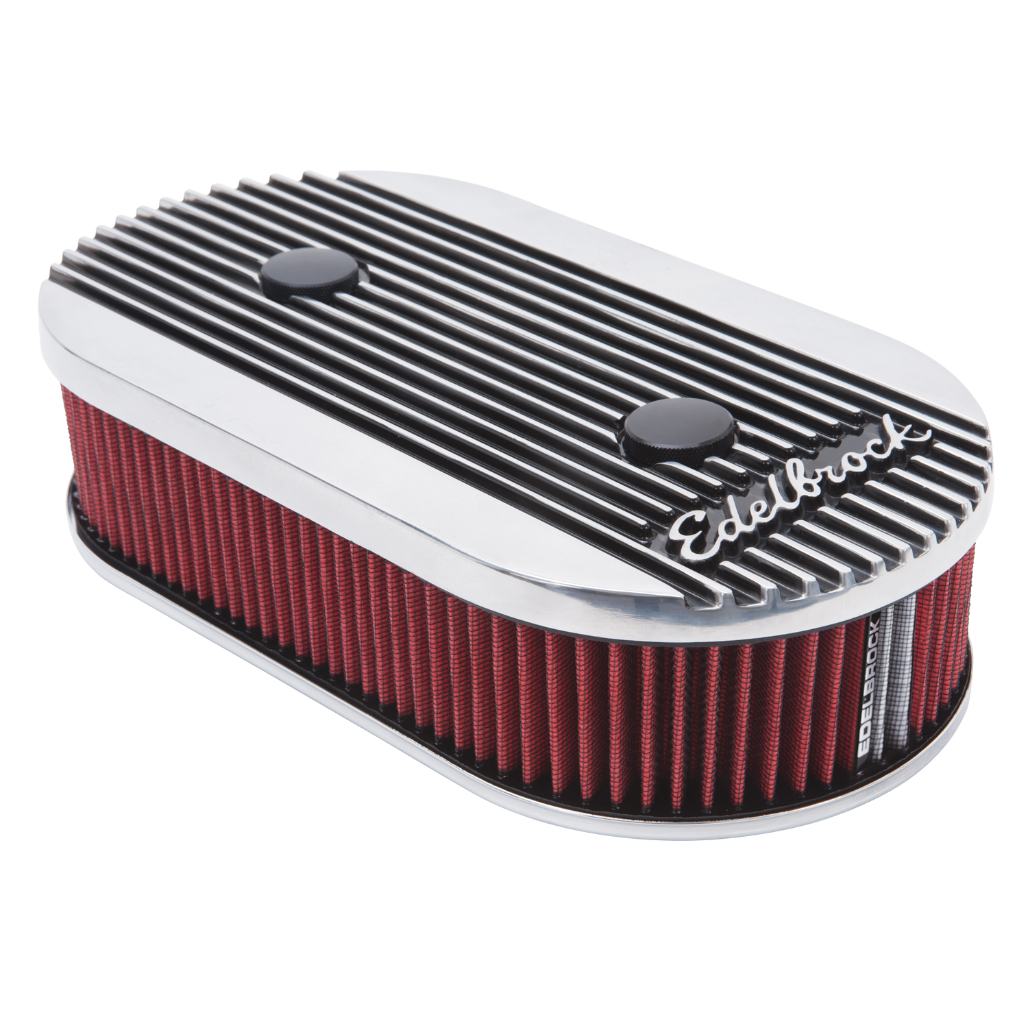 Edelbrock 4272 Elite II Air Cleaner #4272 With Washable Filter, Polished Finish