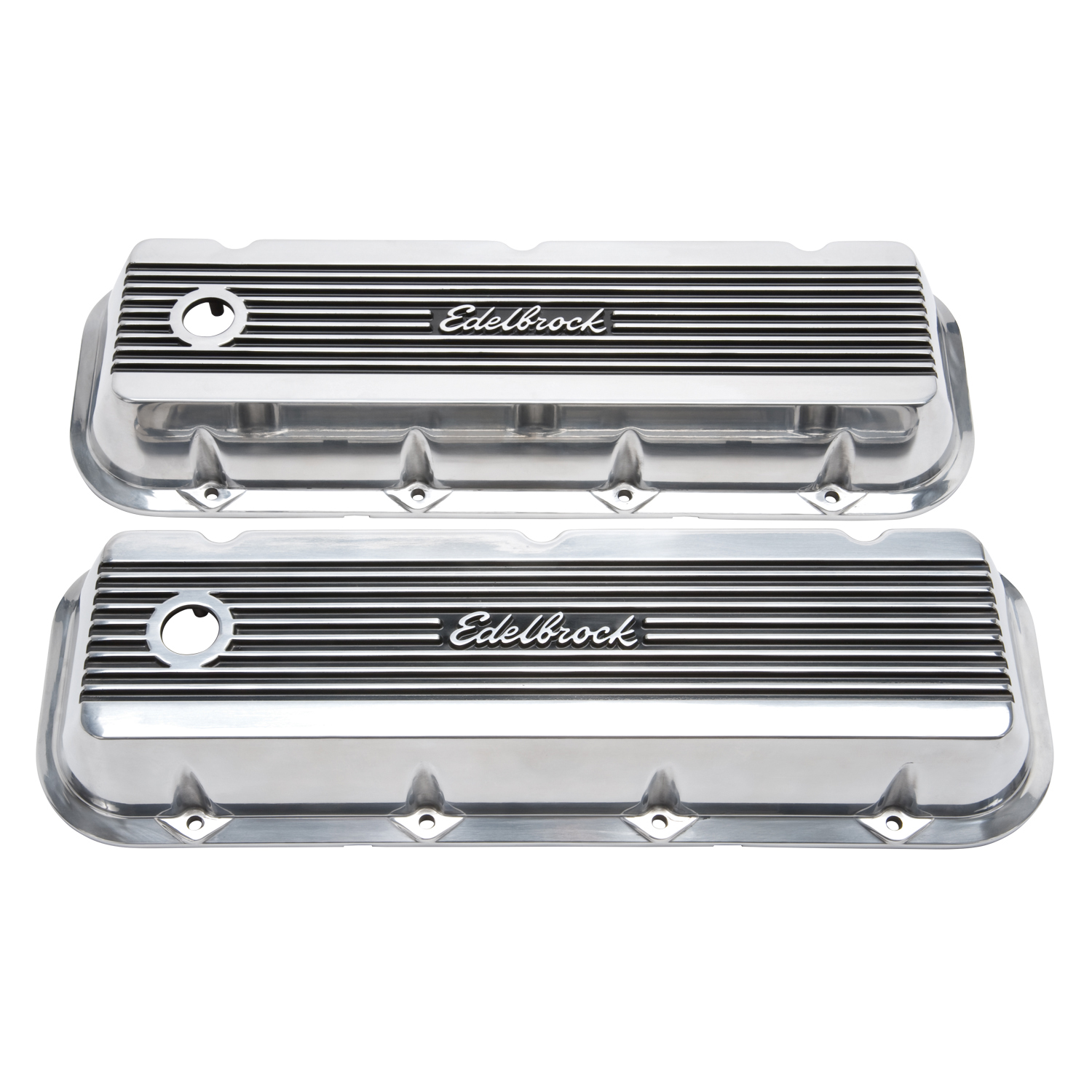 Edelbrock 4275 Elite II Valve Covers For Chevy Big-Block V8 1965 & Later.