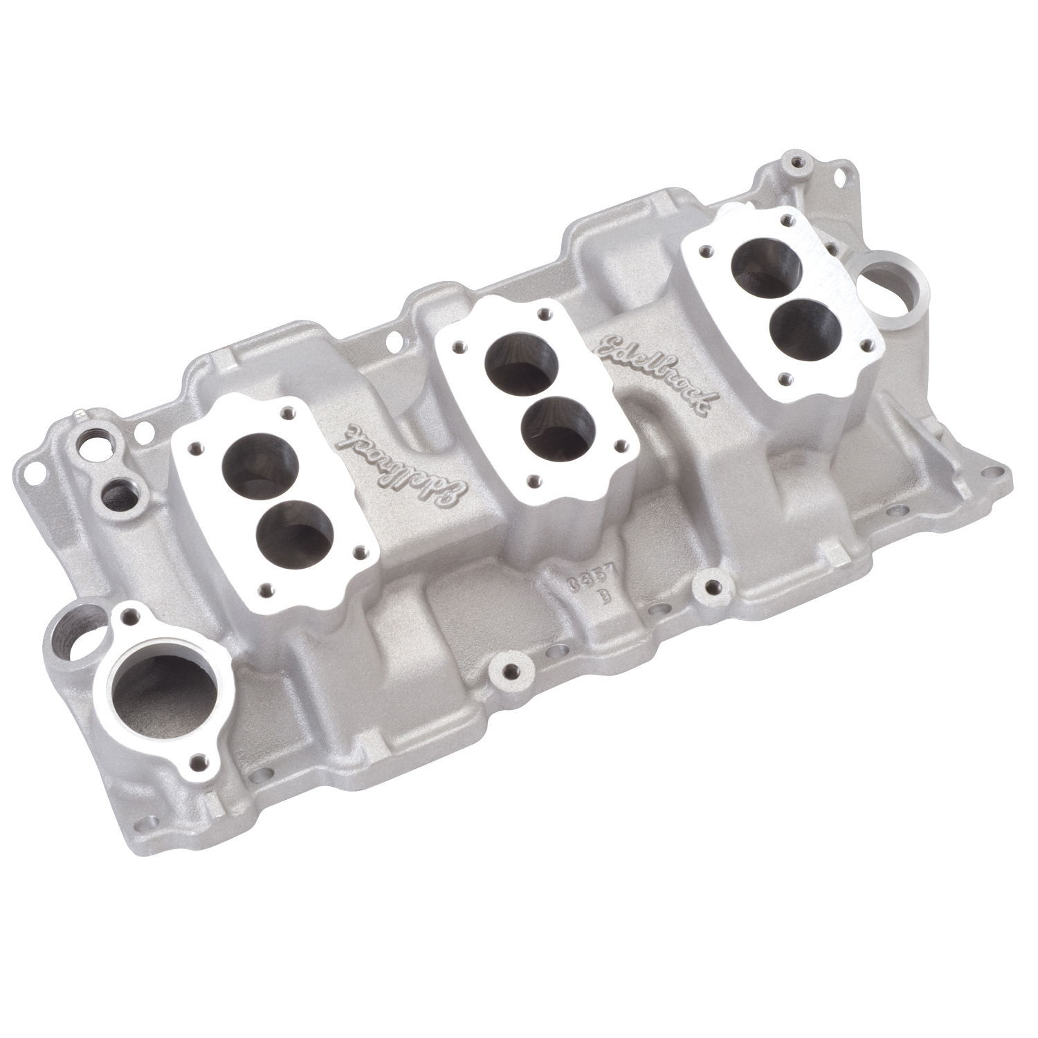 Edelbrock 5419 Edelbrock C-357-B Triple-Deuce Manifold For S/B Chevy 4-Bolt Carb Pattern