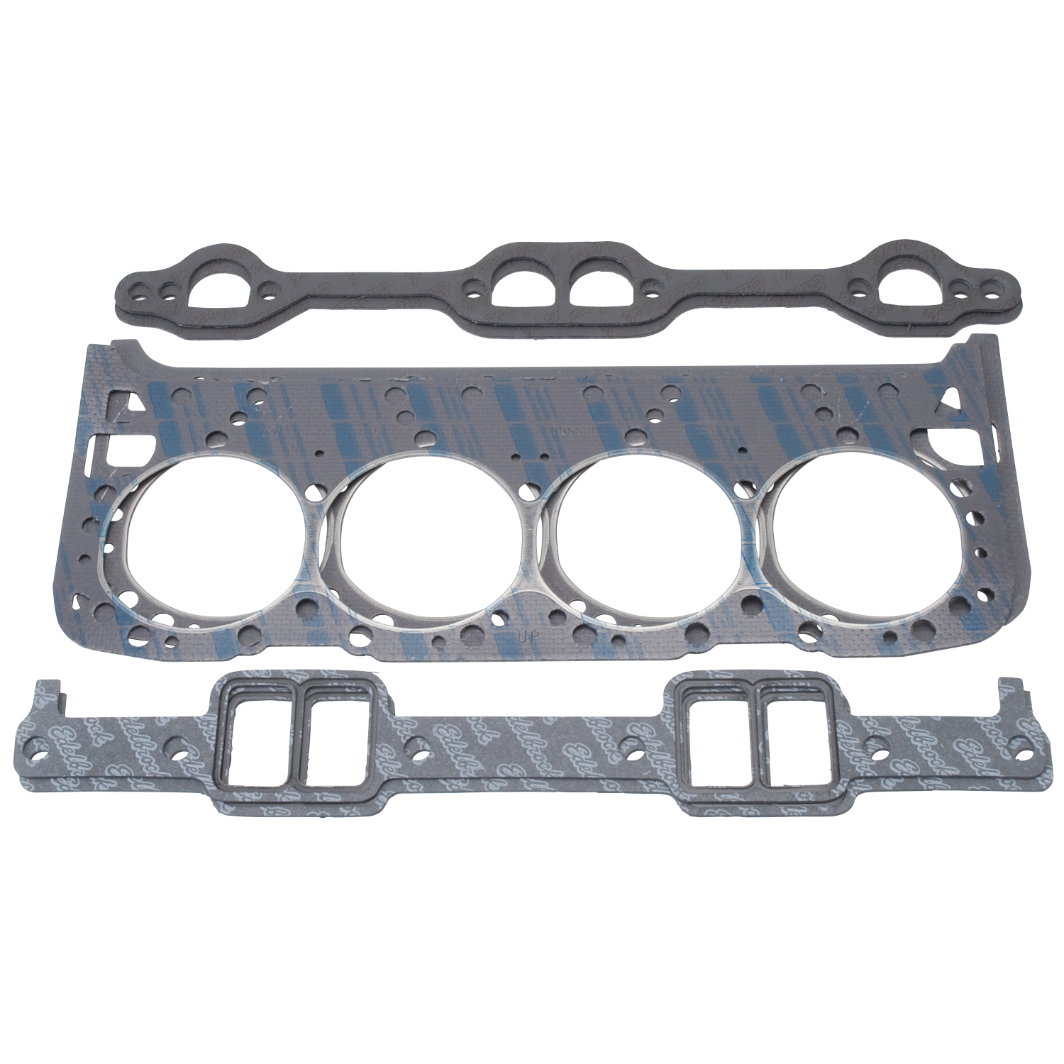 Edelbrock 7380 Engine Gasket Set (Head / Inake / Exhaust / Valve Cover) For Chevrolet