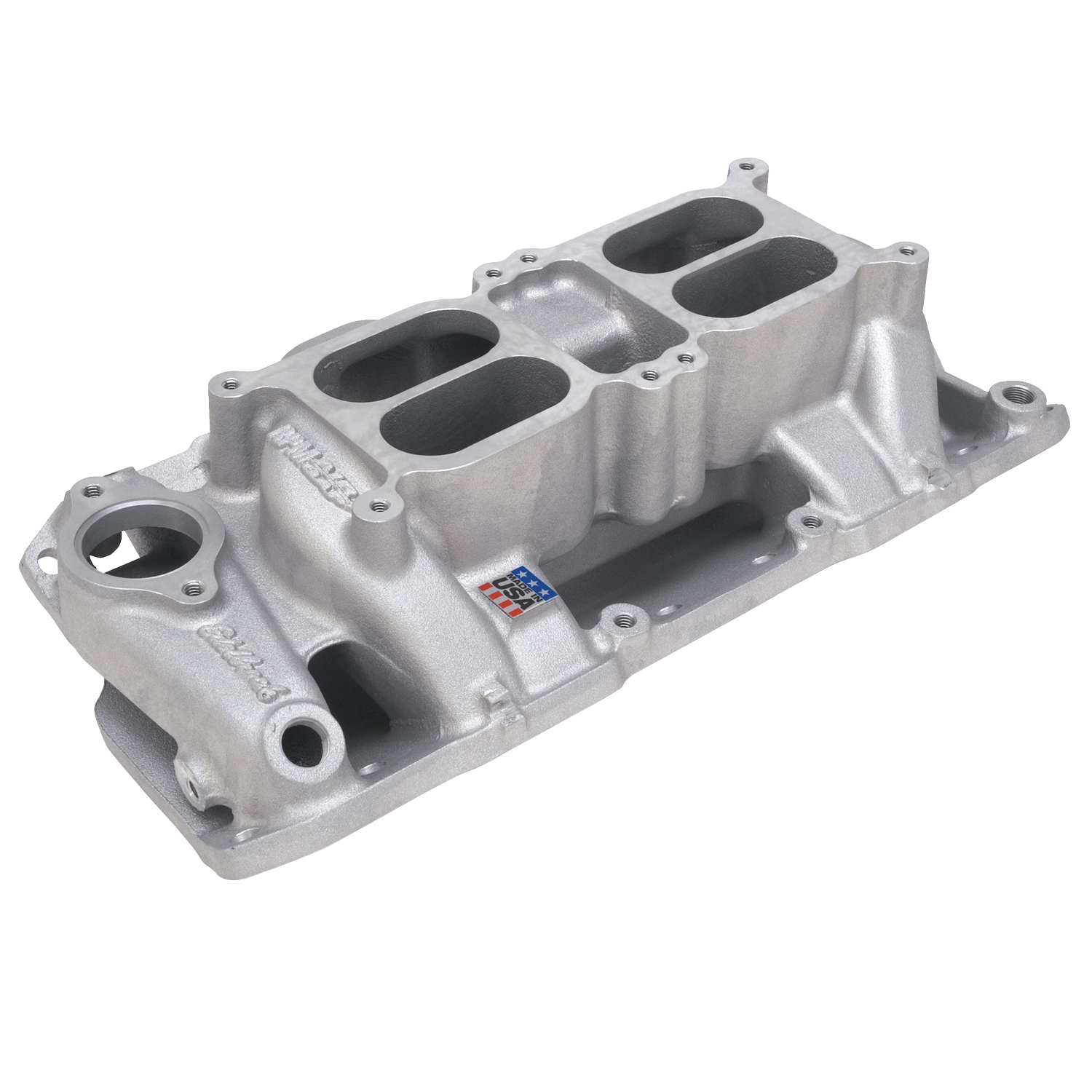 Edelbrock 7525 Performer RPM AIR-Gap Small Block Chevy Dual-Quad Intake Manifold