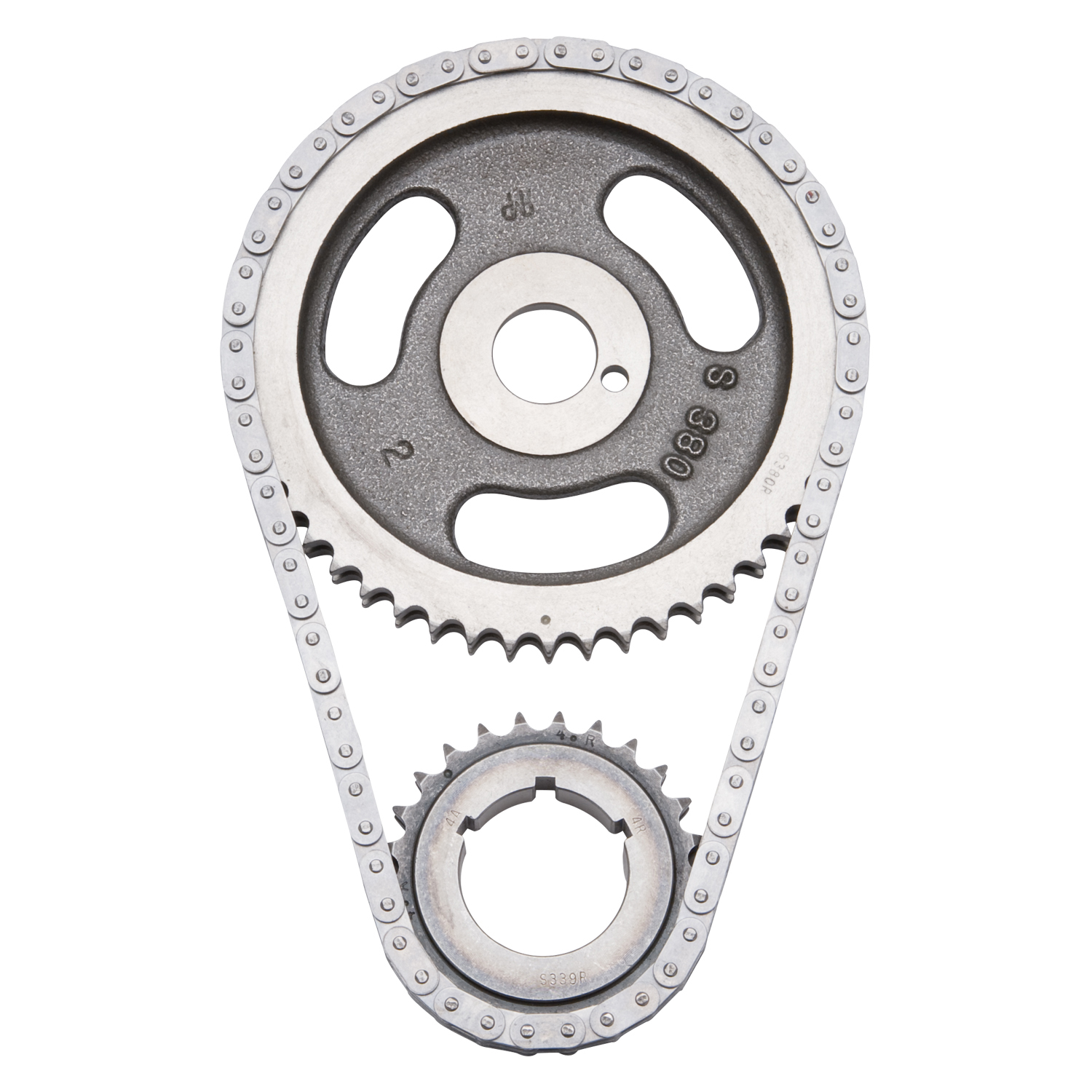 Edelbrock 7804 Performer-Link Adjustable True-Roller Timing Chain Set