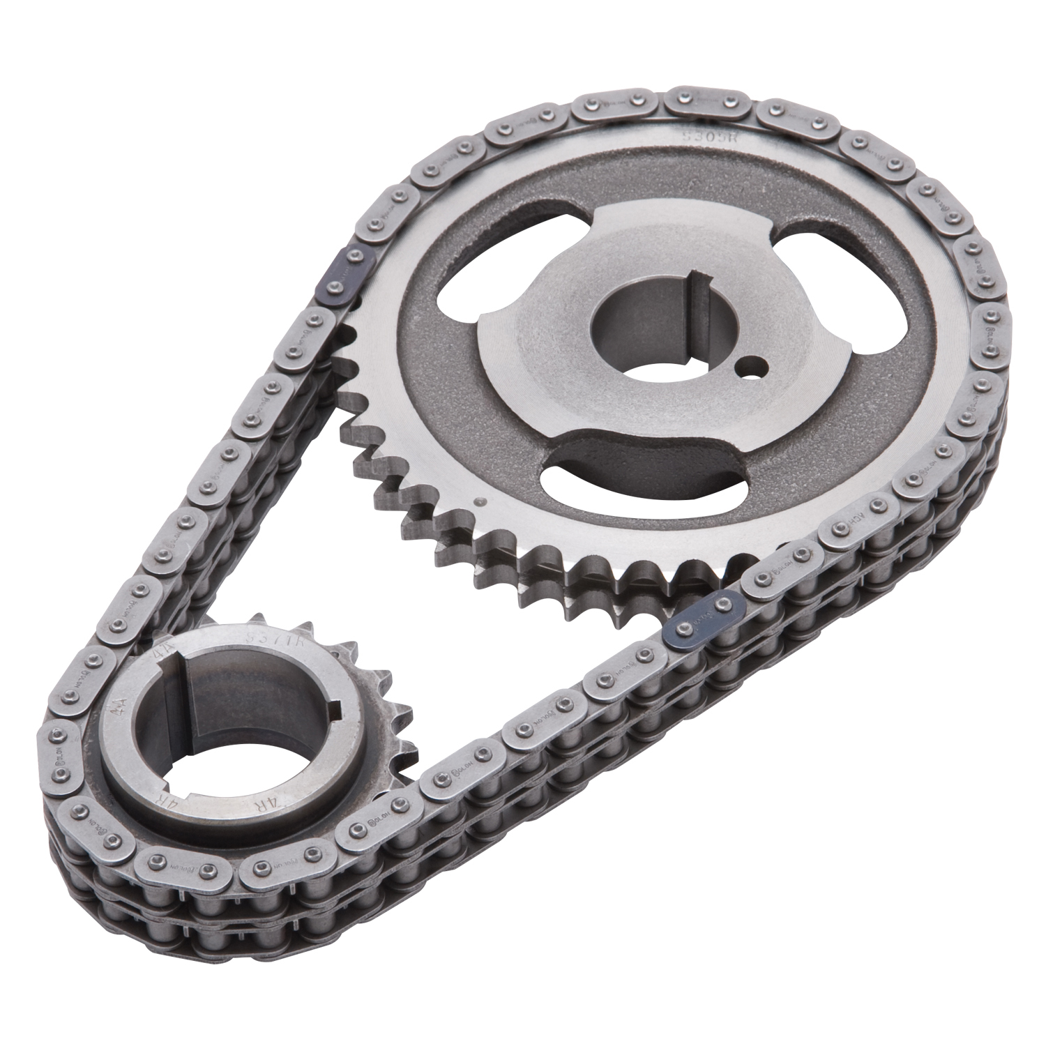 Edelbrock 7812 Performer-Link Adjustable True-Roller Timing Chain Set