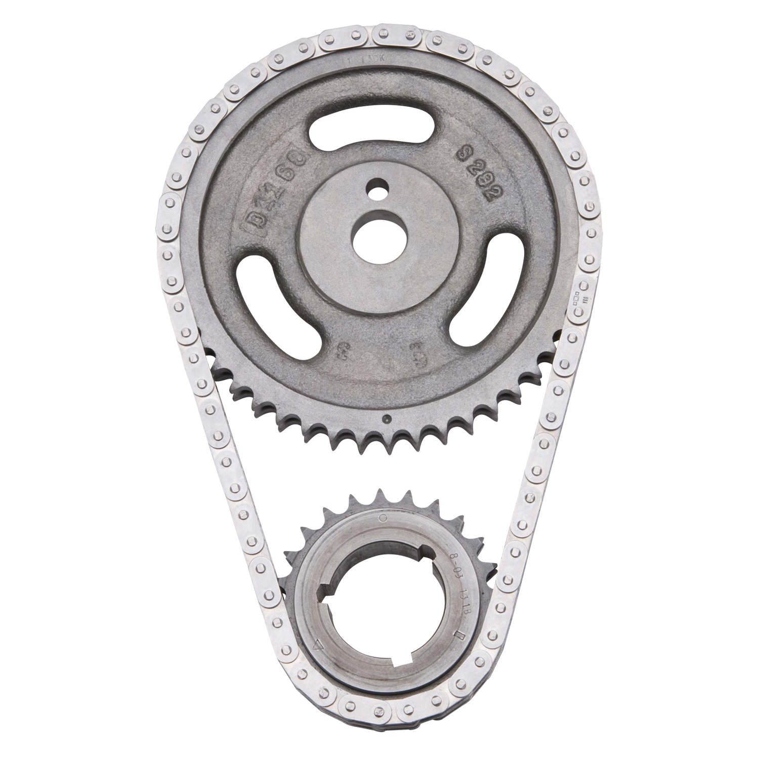 Edelbrock 7813 Performer-Link Adjustable True-Roller Timing Chain Set
