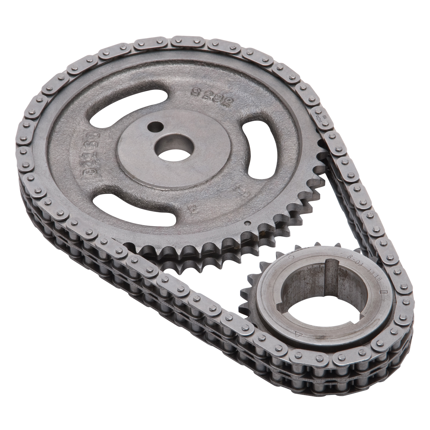 Edelbrock 7813 Performer-Link Adjustable True-Roller Timing Chain Set