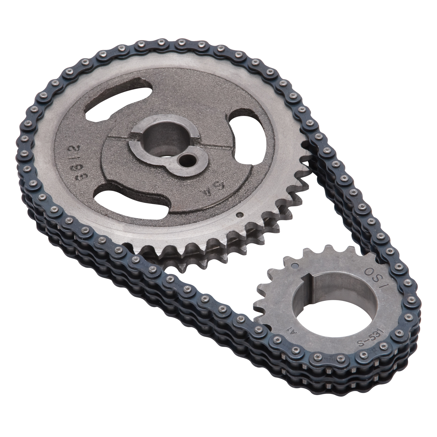 Edelbrock 7814 Performer-Link Adjustable True-Roller Timing Chain Set