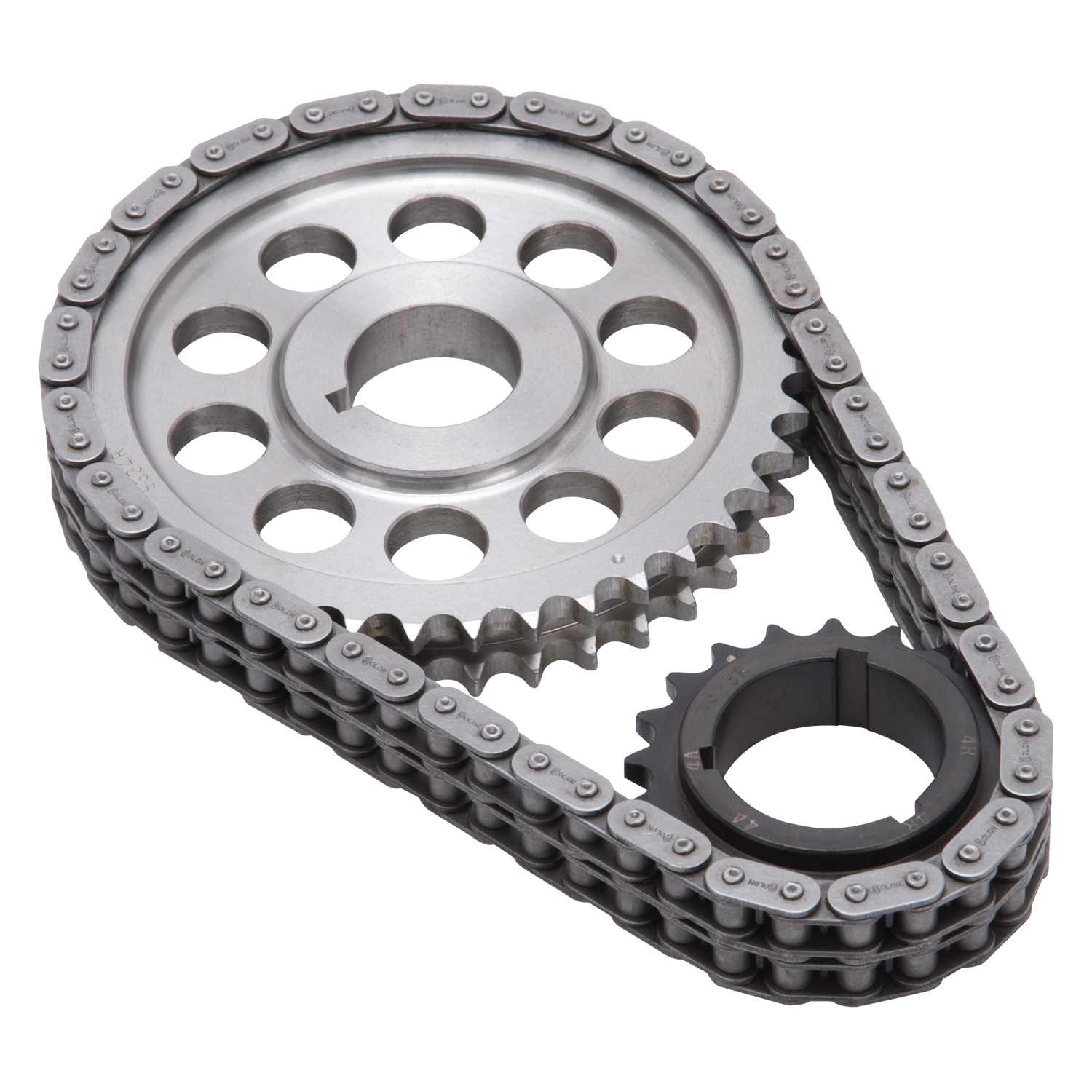 Edelbrock 7828 Performer-Link Adjustable True-Roller Timing Chain Set