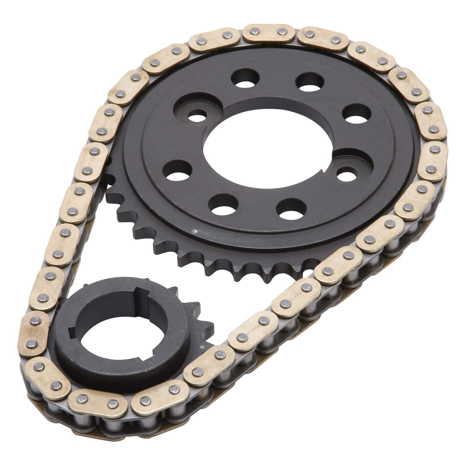 Edelbrock 7840 Performer-Link Adjustable True-Roller Timing Chain Set