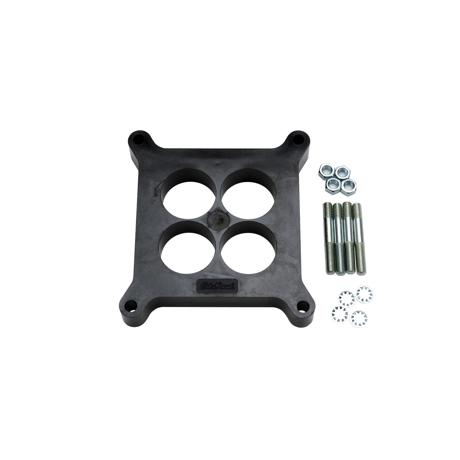 Edelbrock 8711 Carburetor Spacer #8711 4-Hole 1in Thick