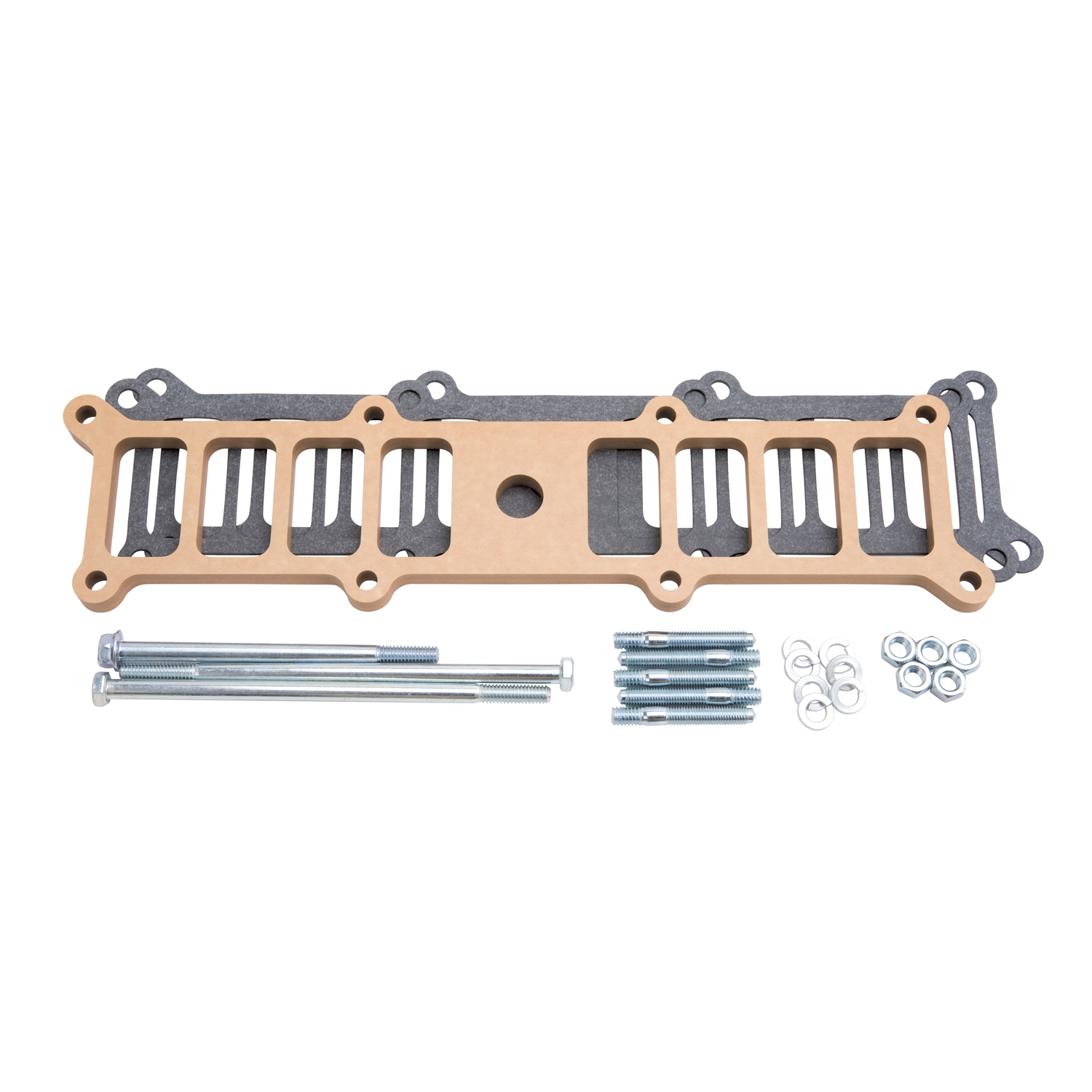 Edelbrock 8729 1/2\" Base To Upper Spacer Plate Kit For Performer RPM II 5.0 Manifold PN 7123