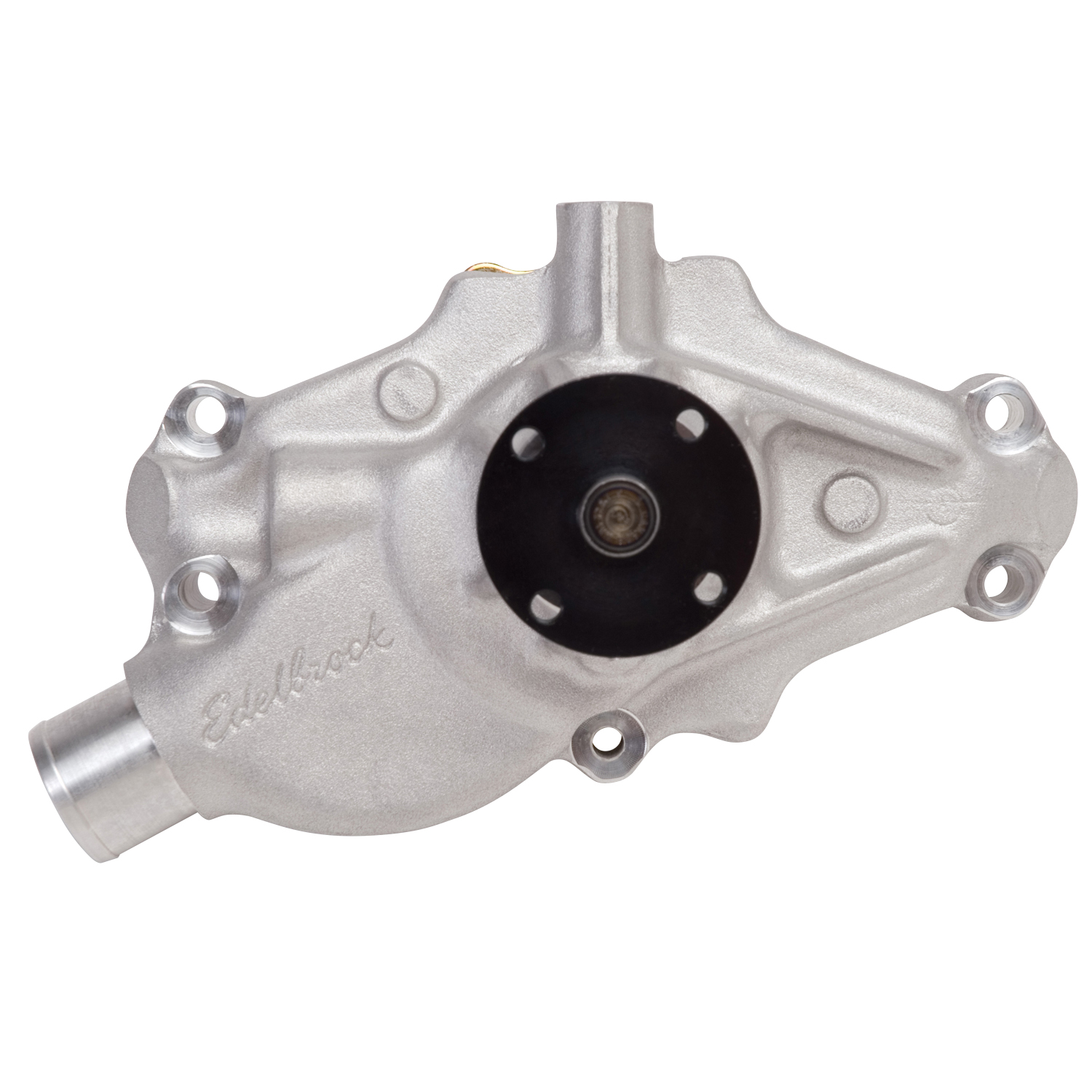 Edelbrock 8815 Water Pump For Small-Block 1984-91 350 C.i.d. Corvettes In Satin Finish (Short)