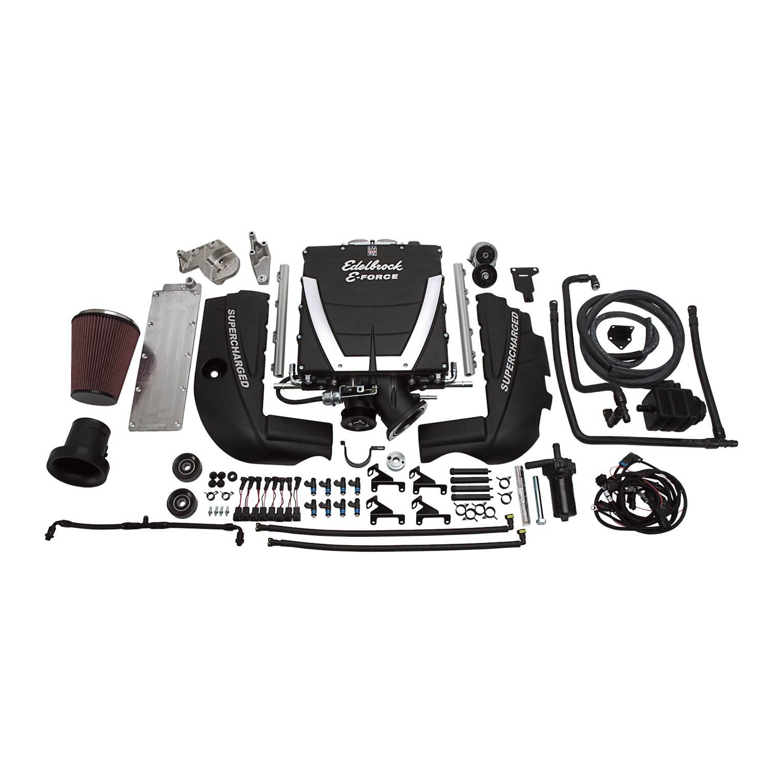 Edelbrock 15400 Edelbrock Universal Supercharger For LS3/L92 Swap W/Corvette Offset - No Tune
