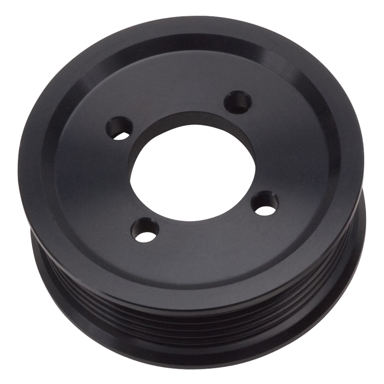 Edelbrock 15821 3.25\" 6-Rib E-Force S/C Pulley In Black Finish For Stage 3 - Pro Tuner System
