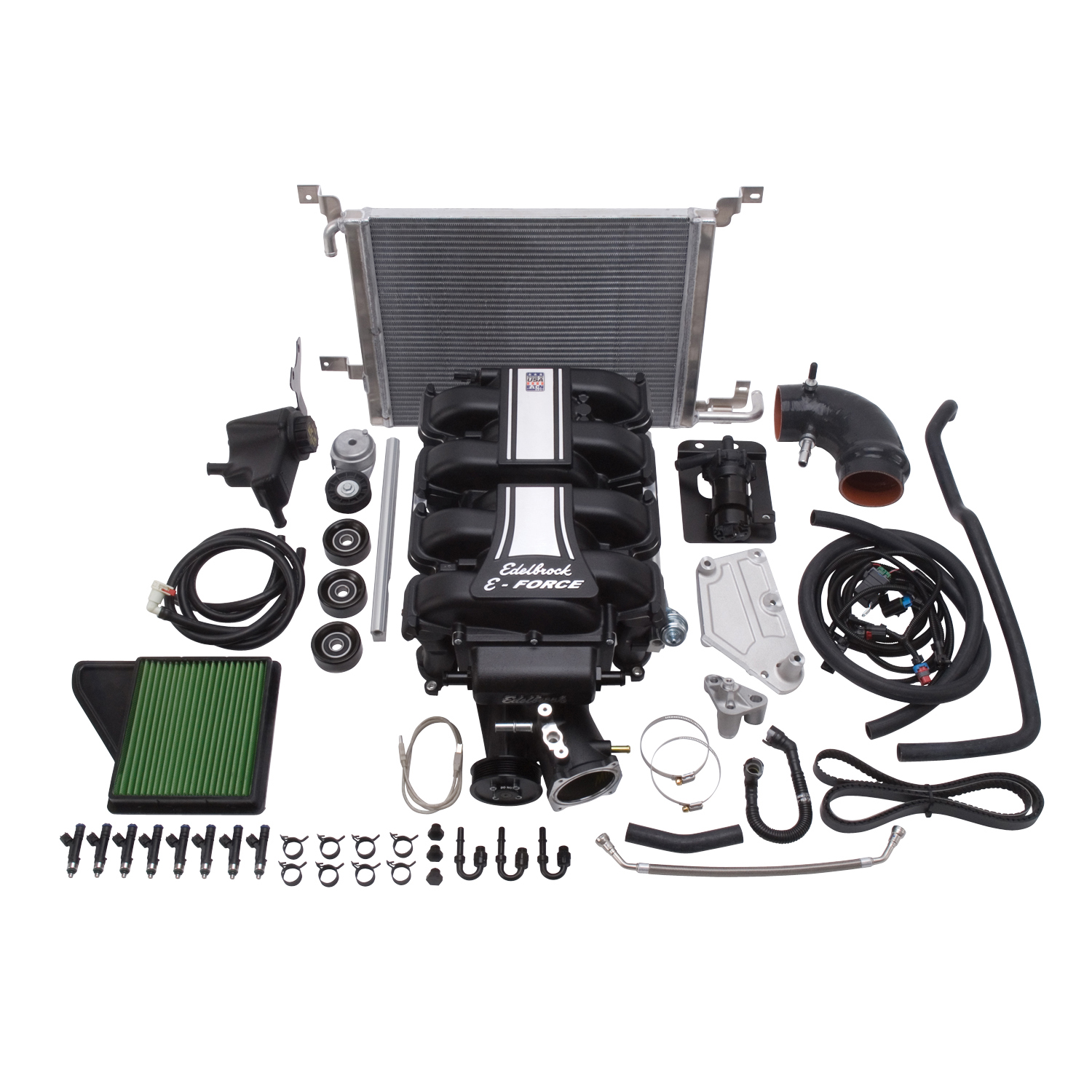Edelbrock 15880 E-Force Supercharger For 2011-14 Mustang GT 5.0L Coyote - Stage 1 (no Tune)