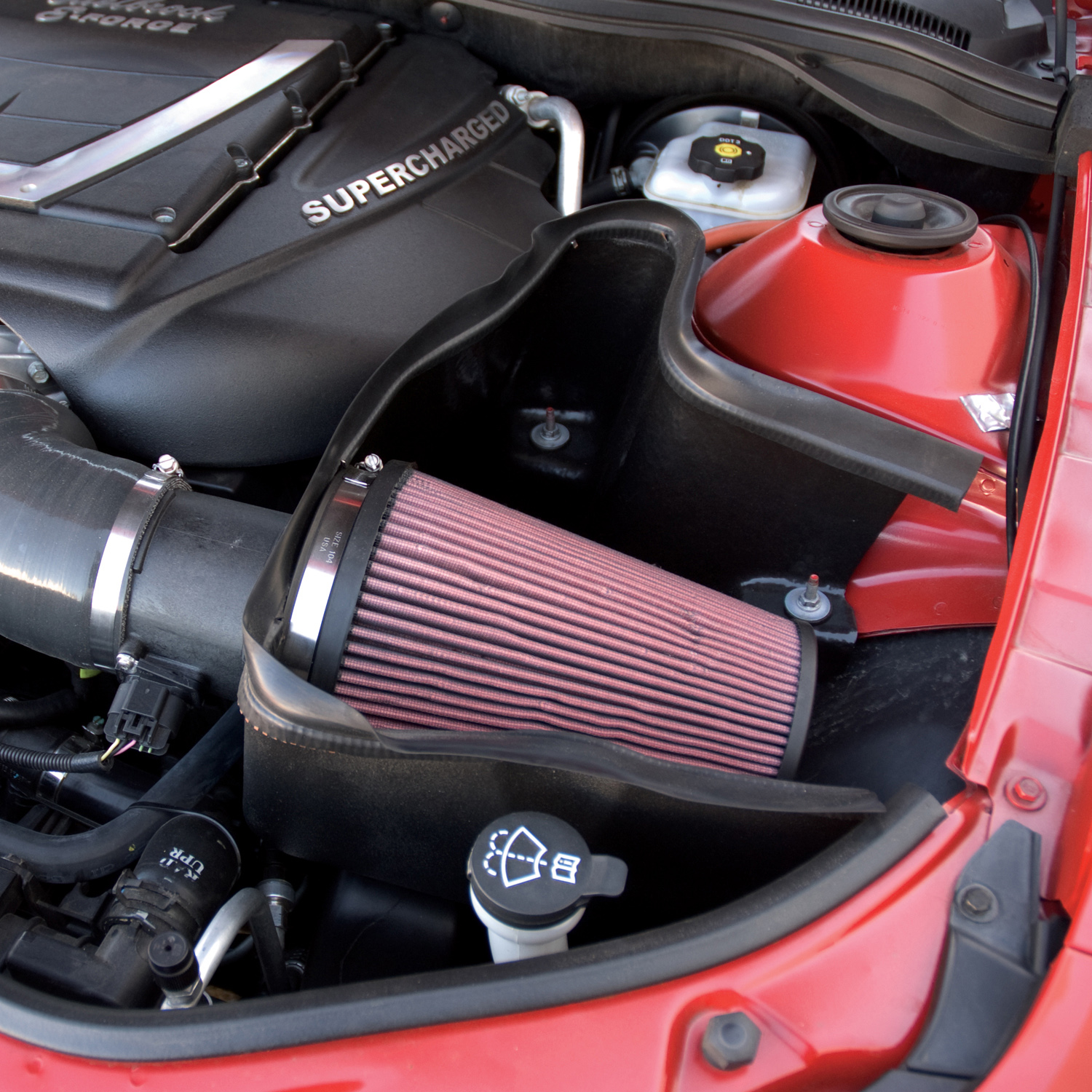 Edelbrock 15988 Competition Air Intake Kit For E-Force\'d 2010-14 Camaro SS (uses Factory MAFS)