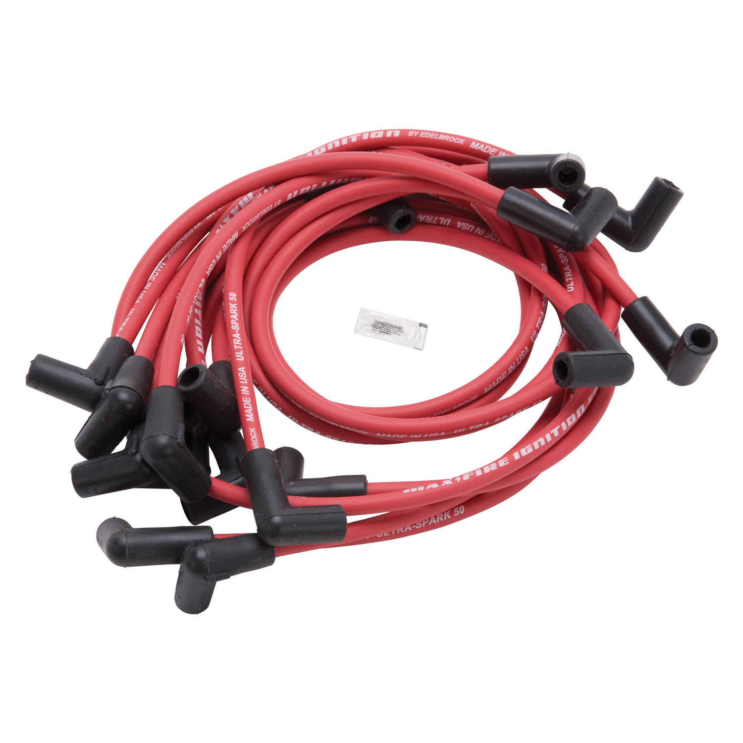Edelbrock 22712 Max-Fire Engine Specific (Ultra-Spark 50) High Performance Spark Plug Wire Set