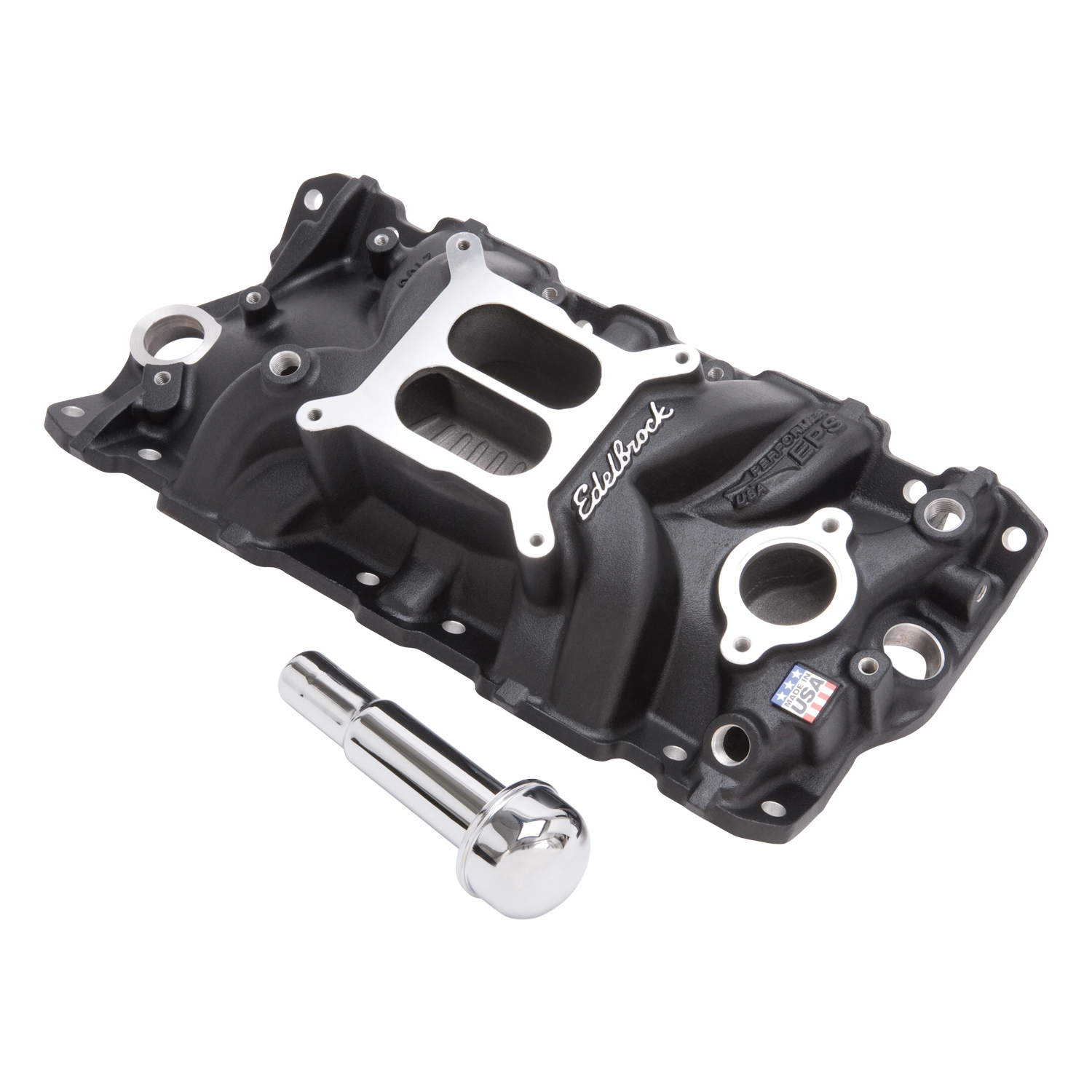 Edelbrock 27033 Performer EPS Small Block Chevy Intake Manifold With Oil Fill Tube
