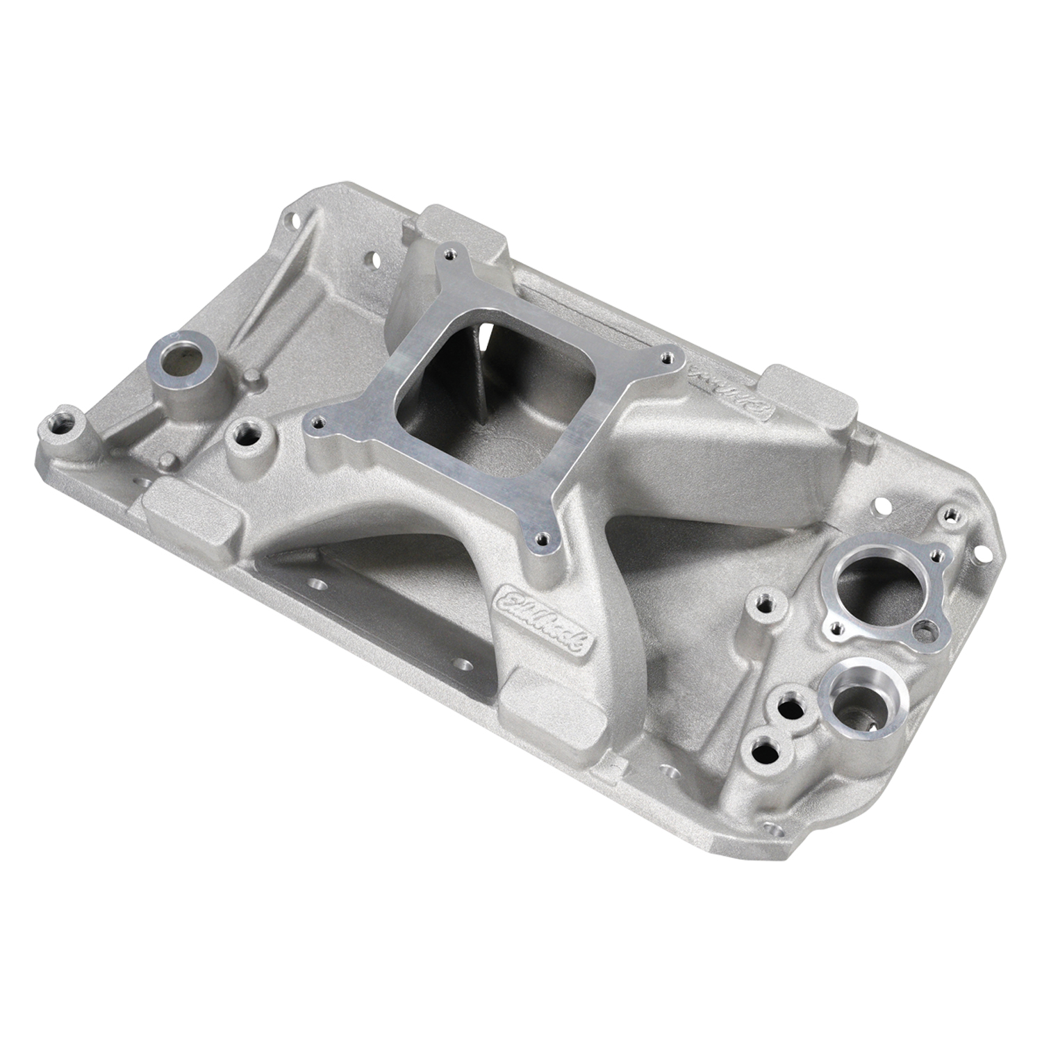 Edelbrock 28115 Victor Jr. Intake Manifold #28115 For 1970-91 AMC 304-401 EFI V8, Satin