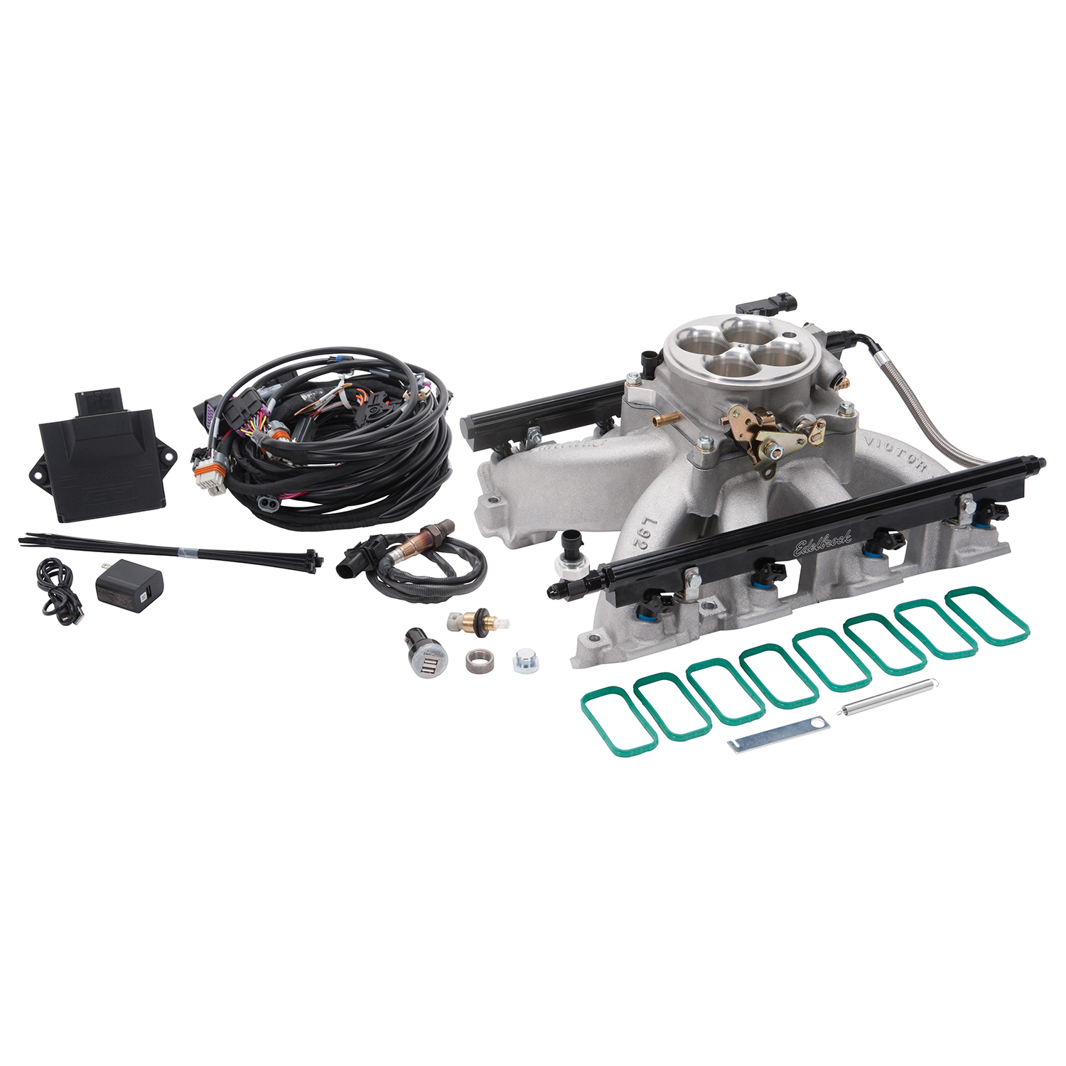Edelbrock 35740 Pro-Flo 4 EFI Traditional 4150-Style Kit #35740 For Chevy LS Gen III/IV