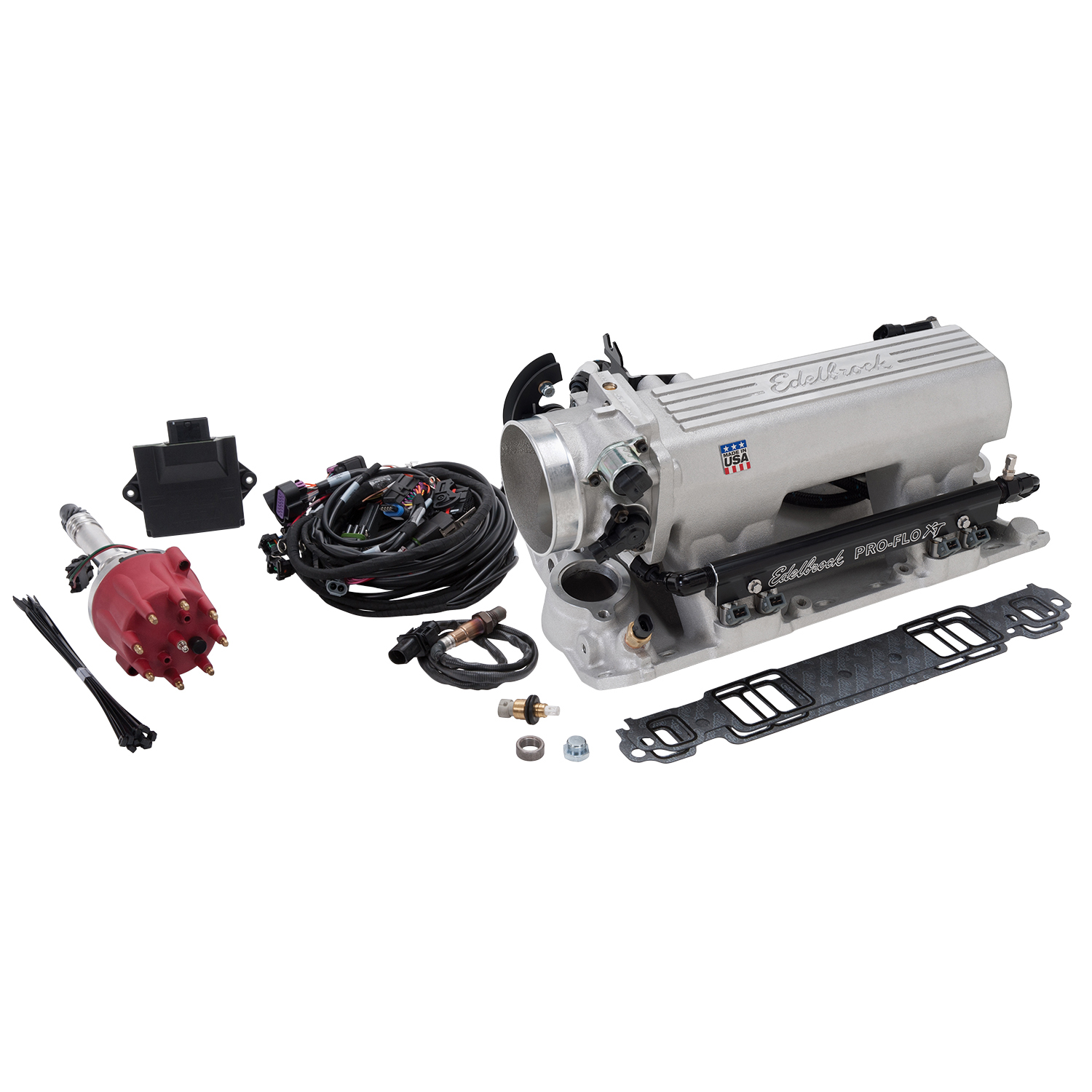 Edelbrock 35810 Pro-Flo 4 EFI XT-Style Kit #35810 For 1986 & Earlier Chevy Small-Block