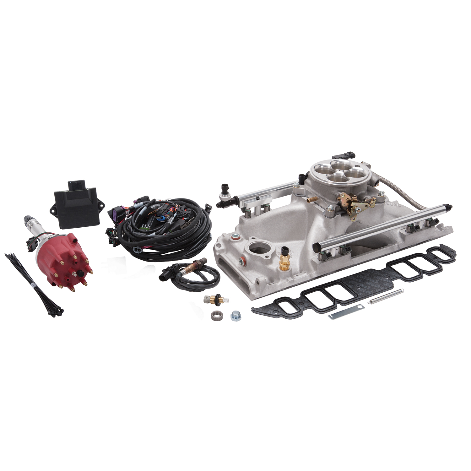 Edelbrock 35860 Pro-Flo 4 EFI Traditional 4150-Style Kit #35860 For Chevy BB Rectangle Port