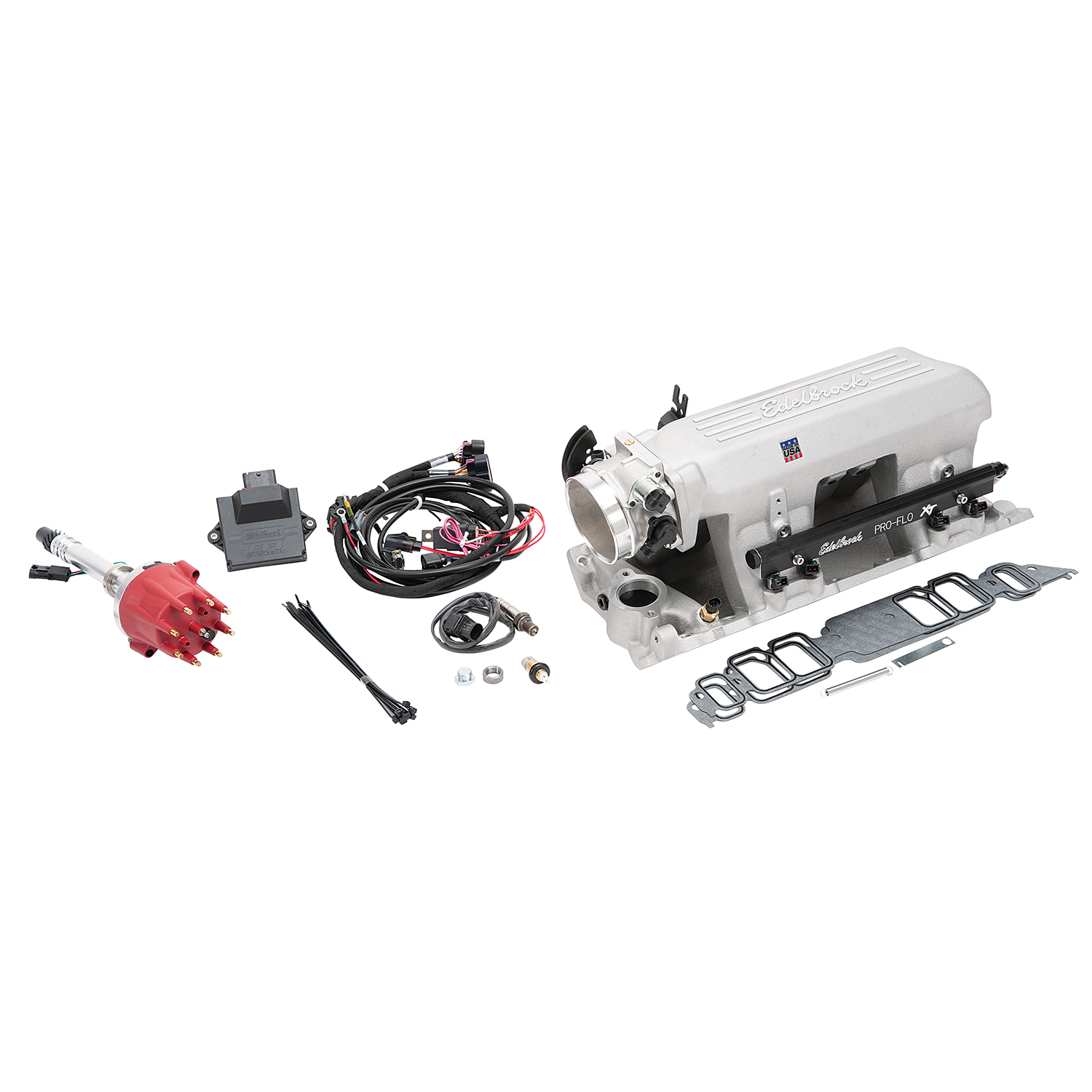 Edelbrock 35870 Pro-Flo 4 EFI XT-Style Kit #35870 For Chevy Big-Block Rectangle Port