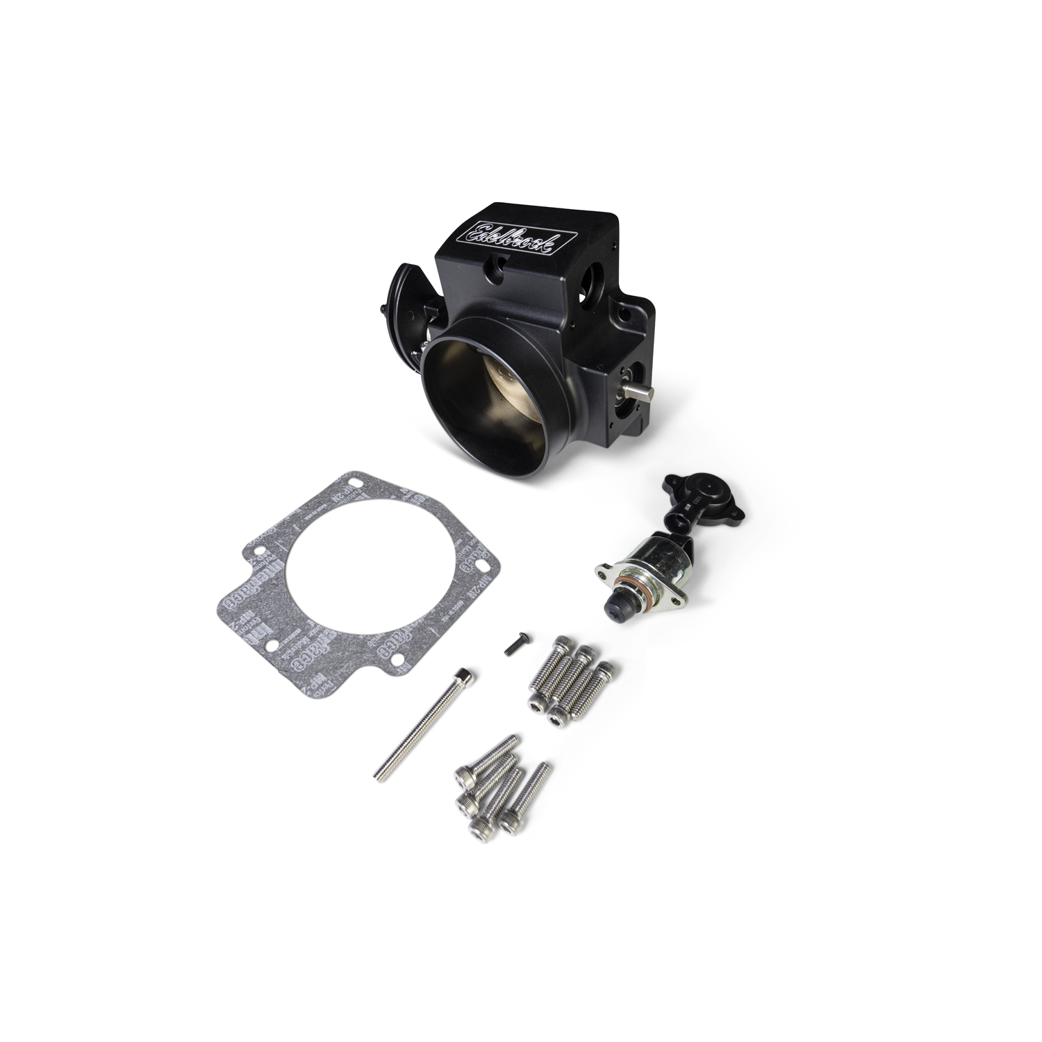 Edelbrock 39703 Edelbrock Victor LS Series 90mm Throttle Body, Black
