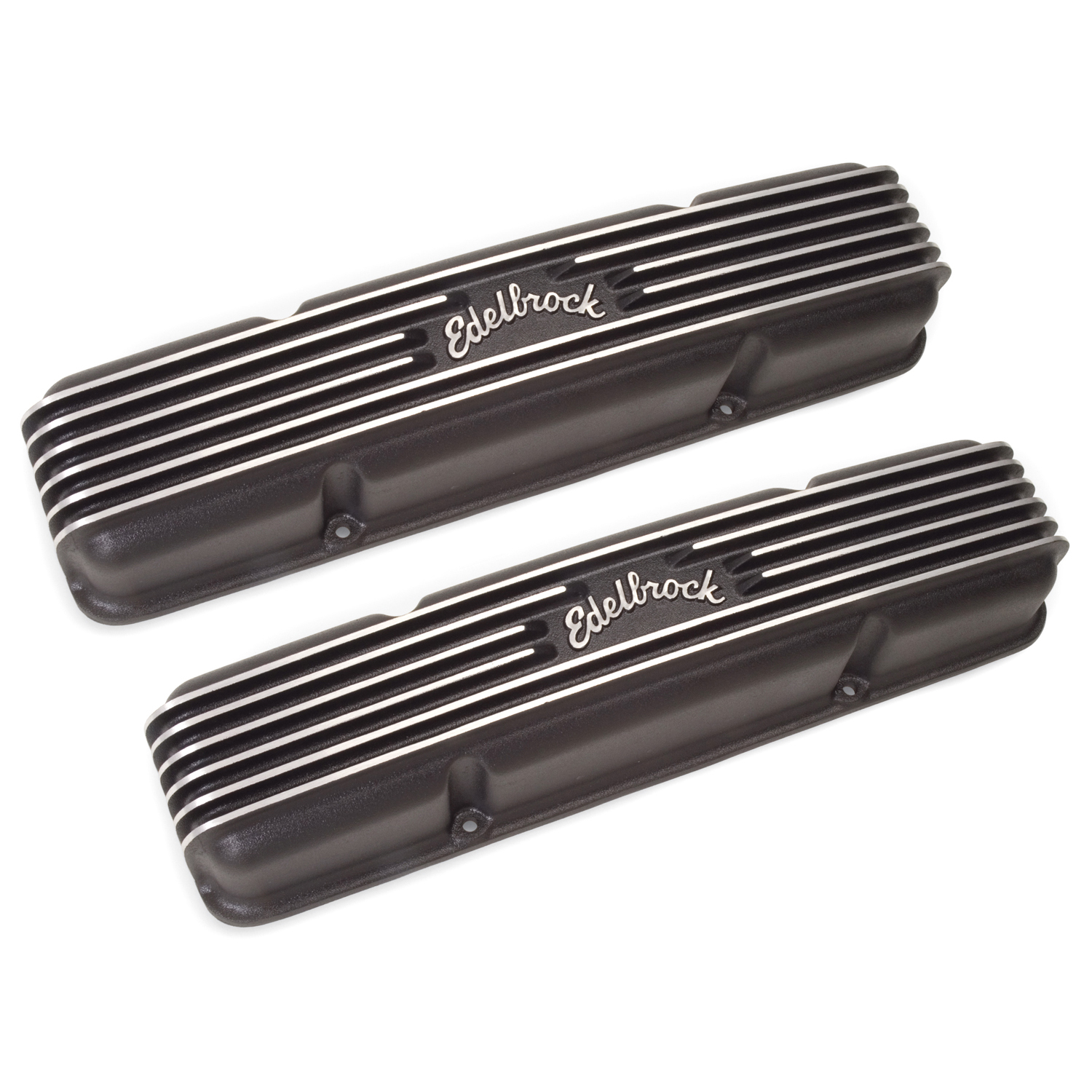 Edelbrock 41453 Classic Series Valve Cover For Chevy 262-400 V8 1959-86