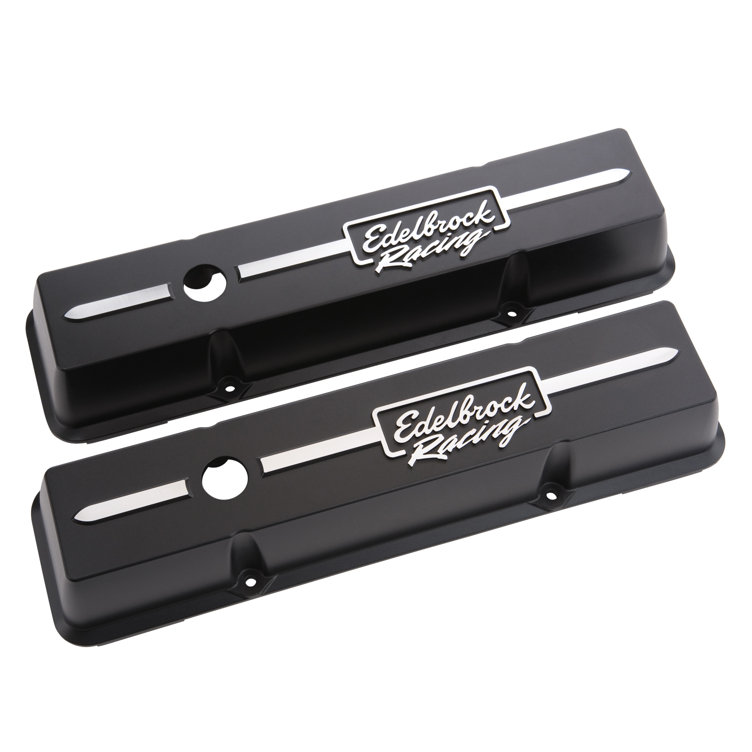 Edelbrock 41633 Racing Series Valve Covers ForChevy 262-400 V8 1959-86.