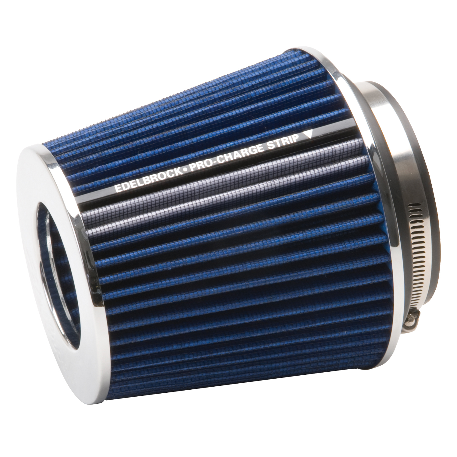 Edelbrock 43643 Pro-Flo Universal Blue Medium Conical Air Filter With 3\", 3.5\", And 4\" Inlet