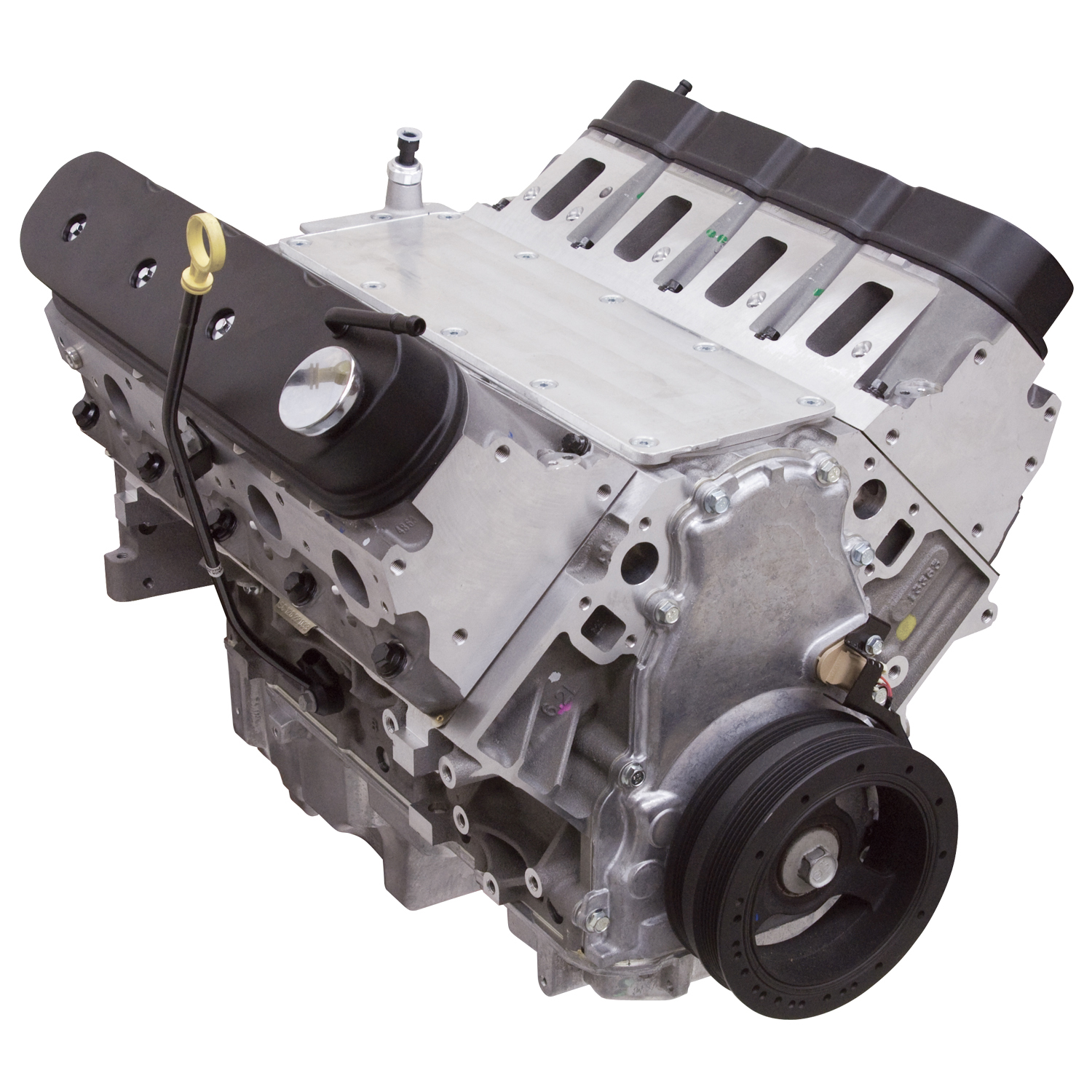 Edelbrock 46720 Long Block #46720 GM LS3 416, GM LSA Head W/Edelbrock Springs, 1-Piece Rear Main