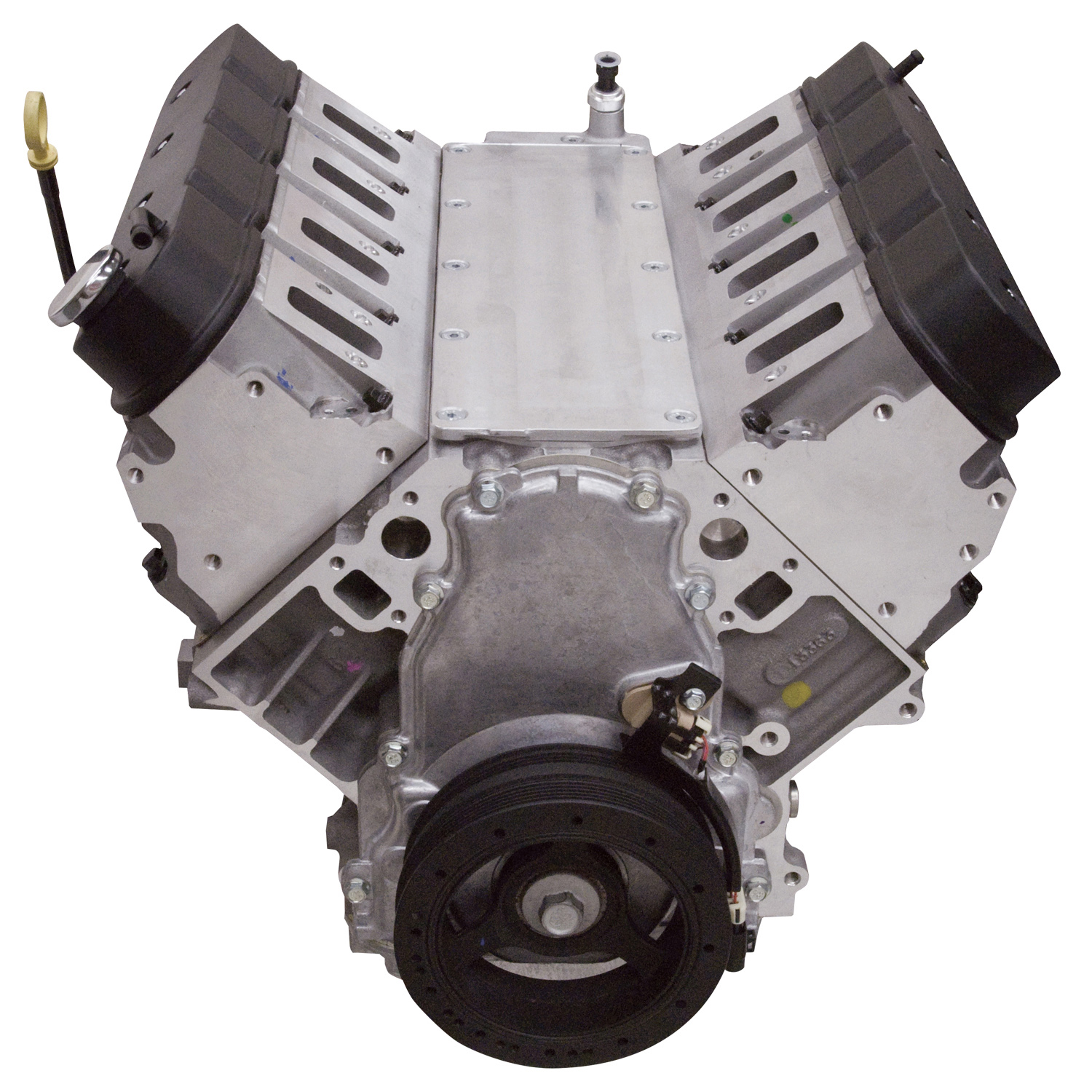 Edelbrock 46725 Long Block #46725 GM LS3 416, Victor Jr. Head, 1-Piece Rear Main