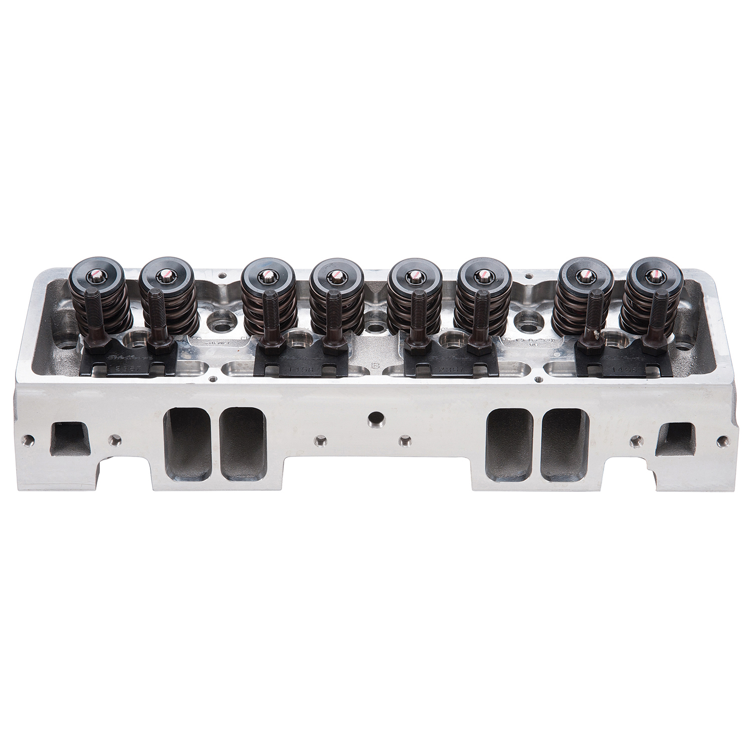 Edelbrock 61259 Victor Jr. 23Â° Cylinder Head For S/B Chevy Mechanical Roller Camshaft (220cc)