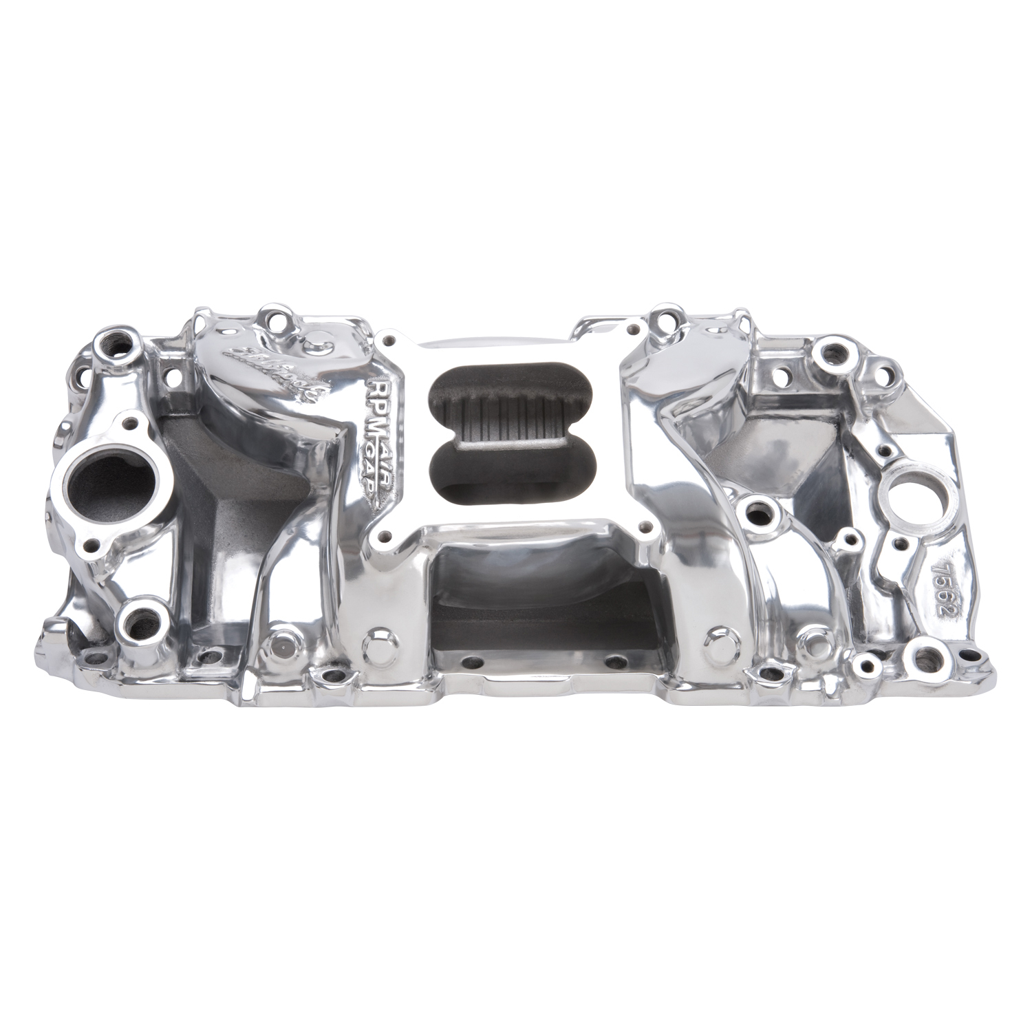 Edelbrock 75621 RPM Air-Gap Big Block Chevy 2-R Polished Intake Manifold