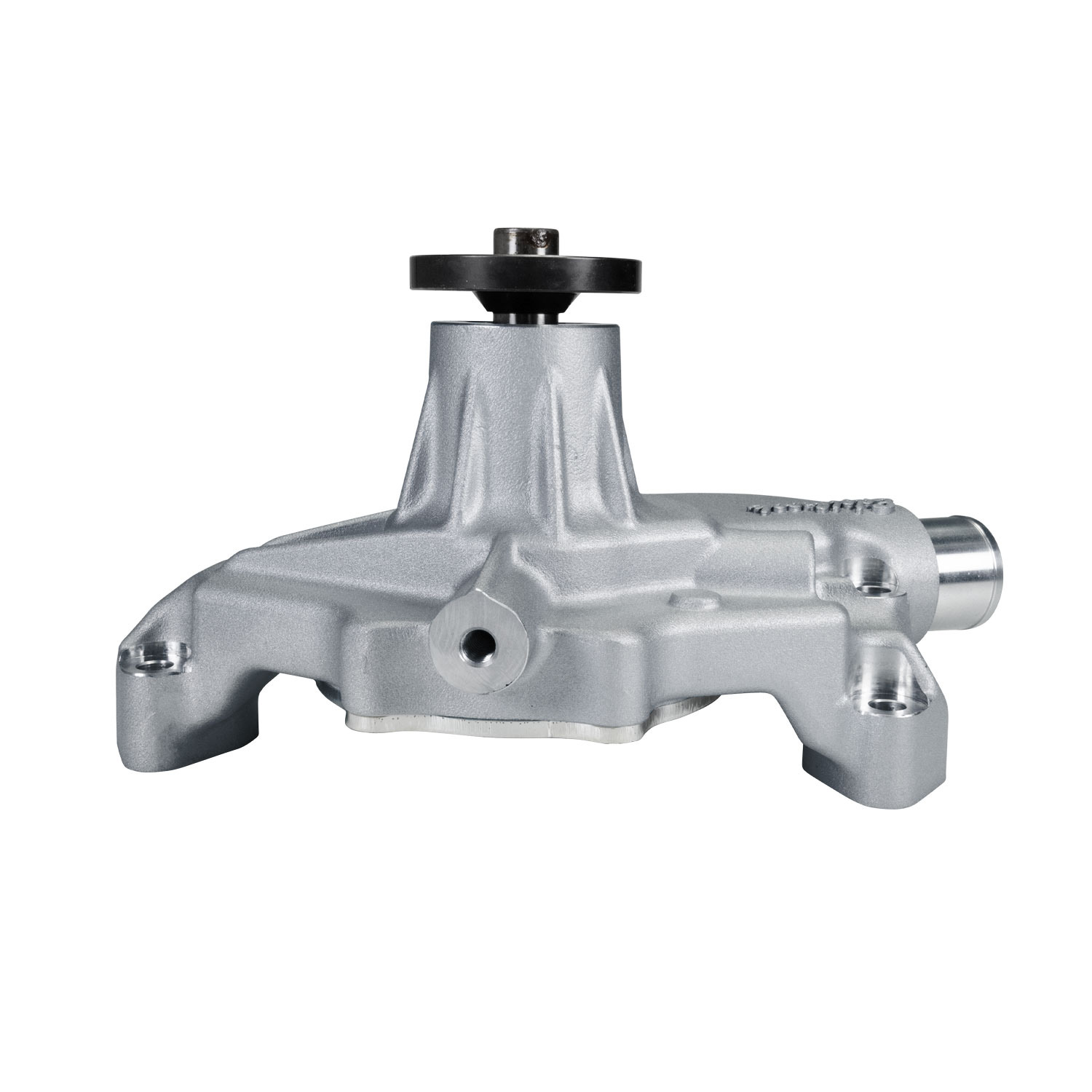 Edelbrock 88150 Water Pump For Small-Block 1984-91 350 C.i.d. Corvettes In Satin Finish (Short)