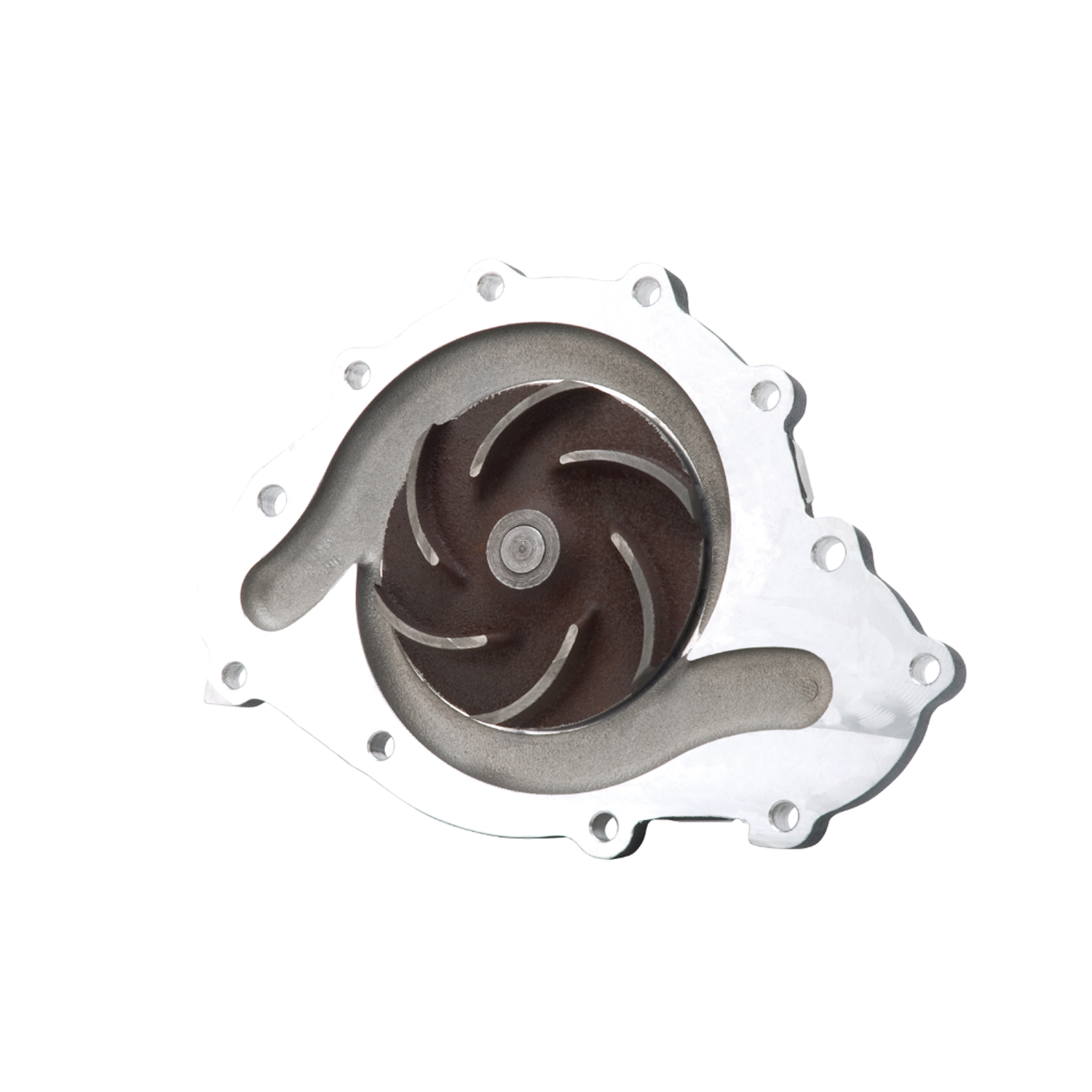 Edelbrock 88563 Water Pump For Pontiac, Standard Rotation In Black Finish