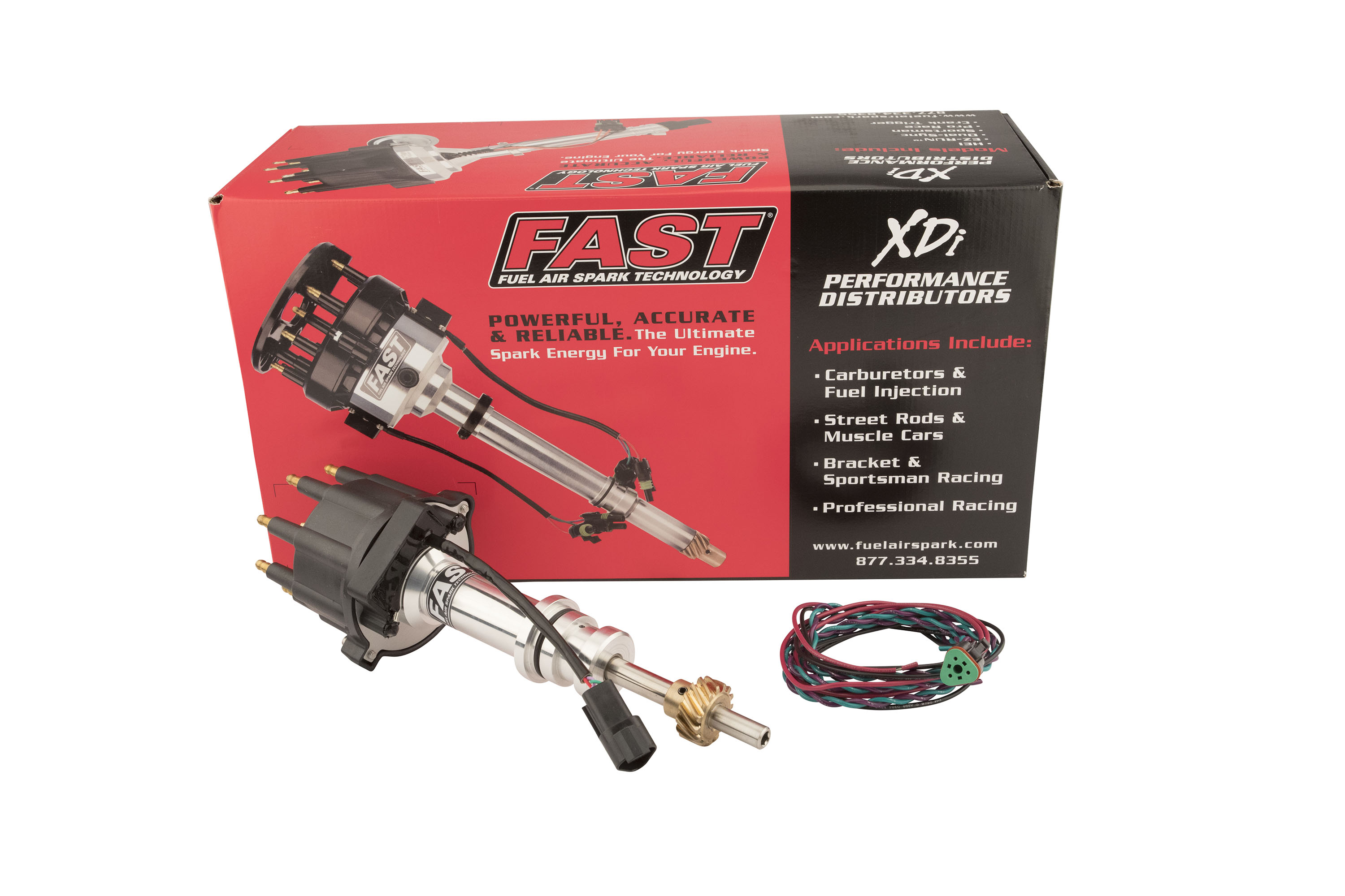 FAST 1000-1611EFI XDi Race EFI Distributor For Ford Small Block W/ Small Cap