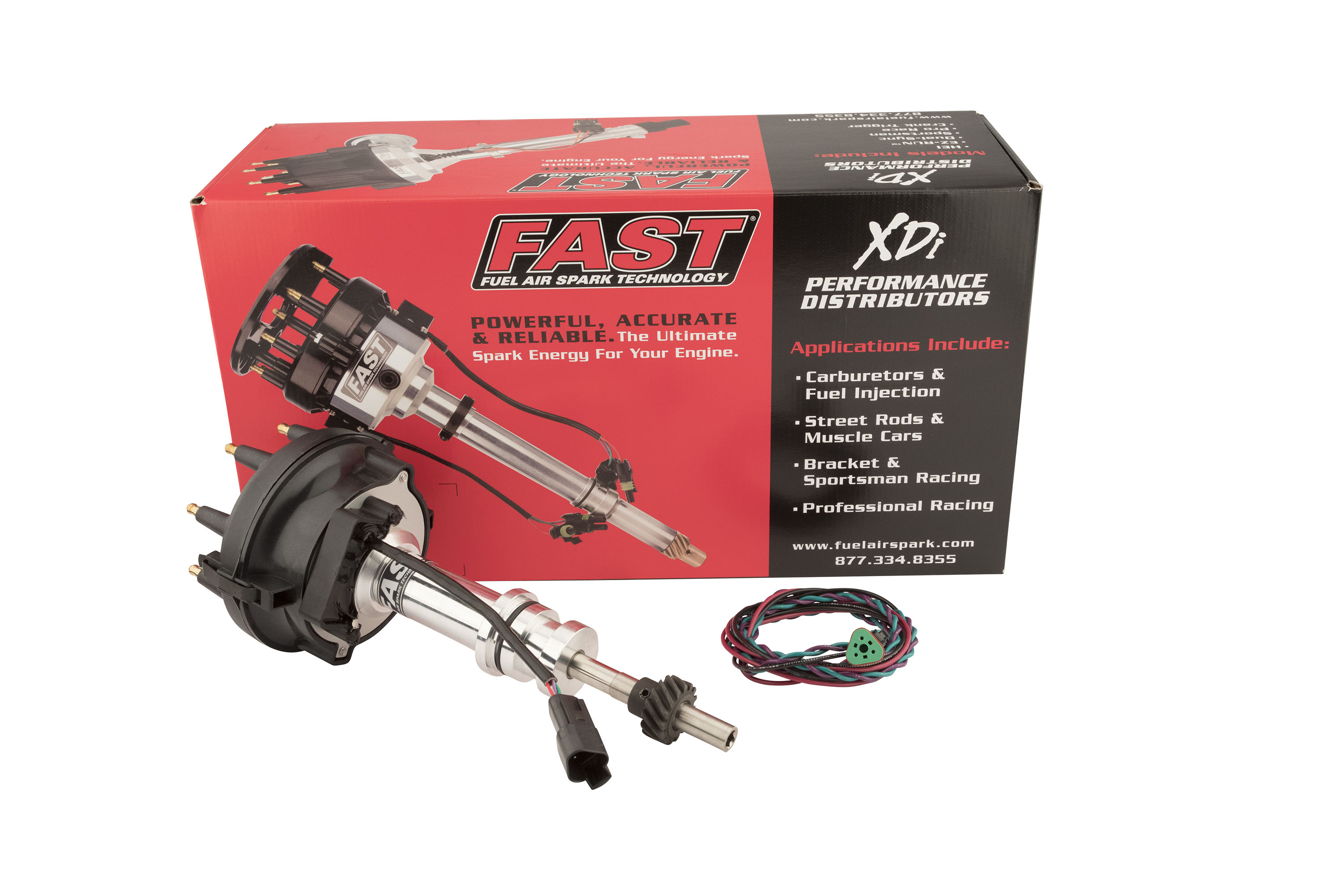 FAST 1000-1612 XDi Sportsman Large Cap Distributor For Ford 351 Windsor