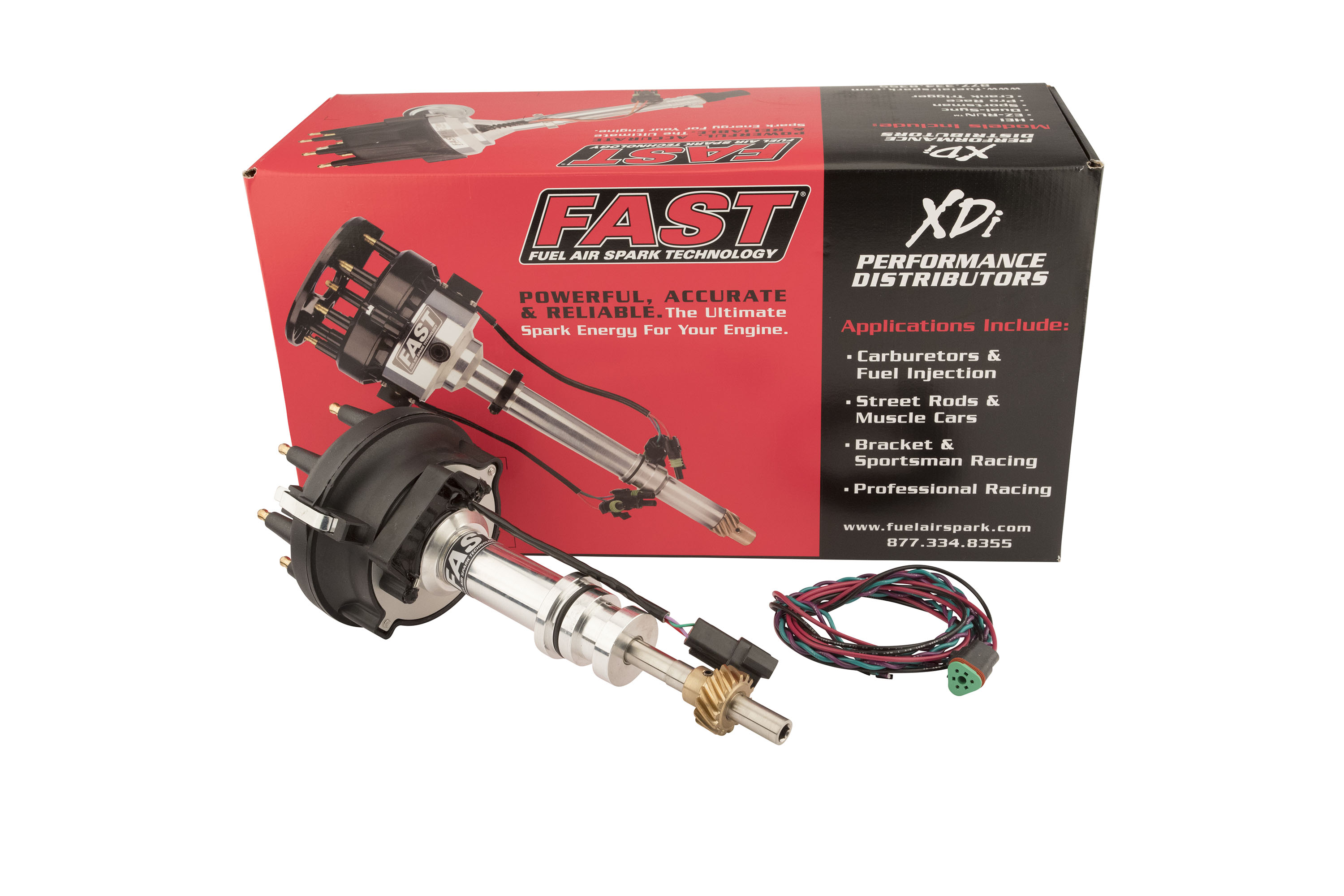 FAST 1000-1612EFI XDi Race EFI Distributor For Ford 351 Windsor W/ Large Cap