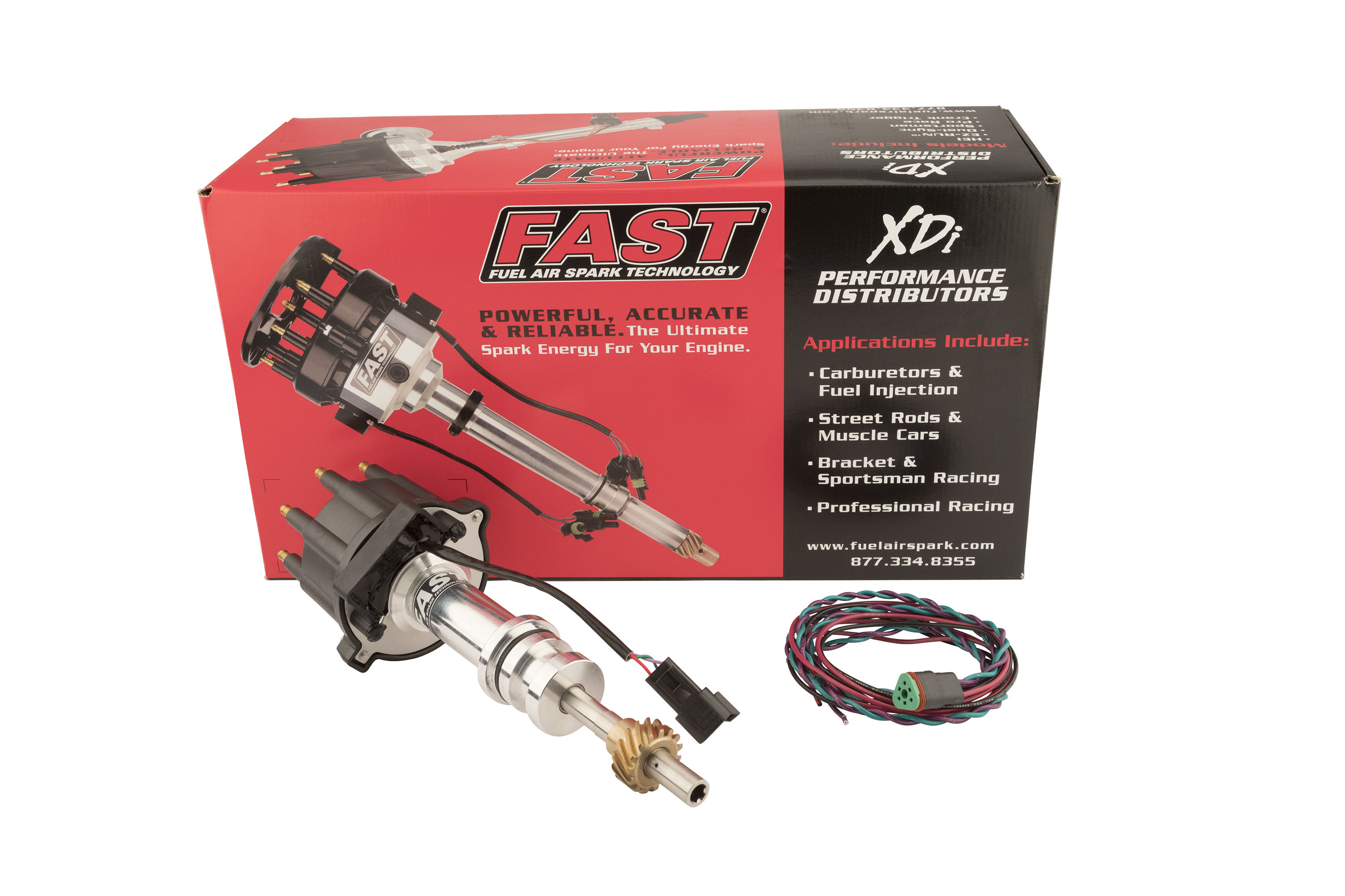 FAST 1000-1613EFI XDi Race EFI Distributor For Ford Windsor W/ Small Cap