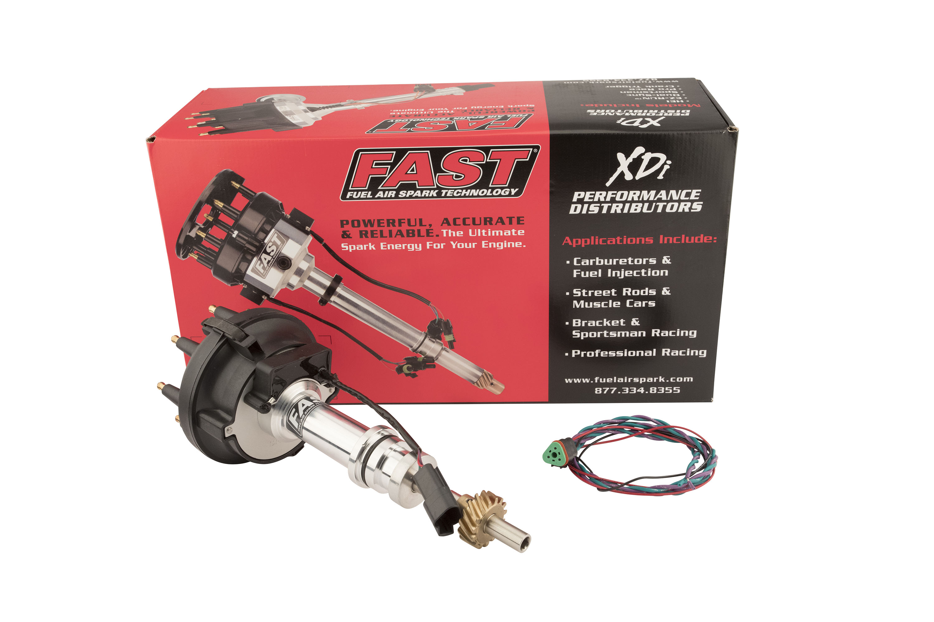 FAST 1000-1614B XDi Sportsman Large Cap Distributor For Ford 351C, 429, 460 W/ Bronze Gear