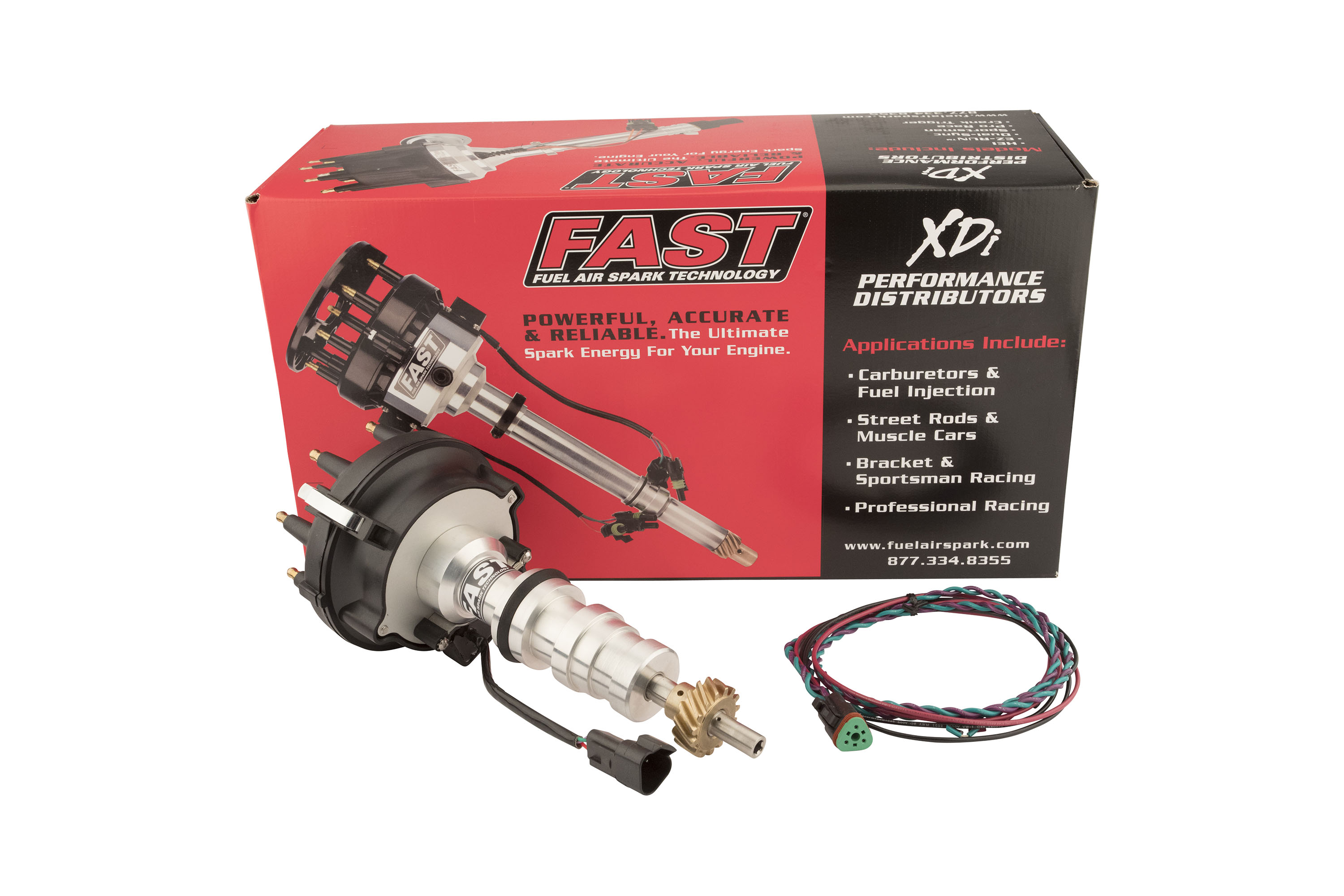 FAST 1000-1616EFI XDi Race EFI Distributor For Ford FE W/ Large Cap