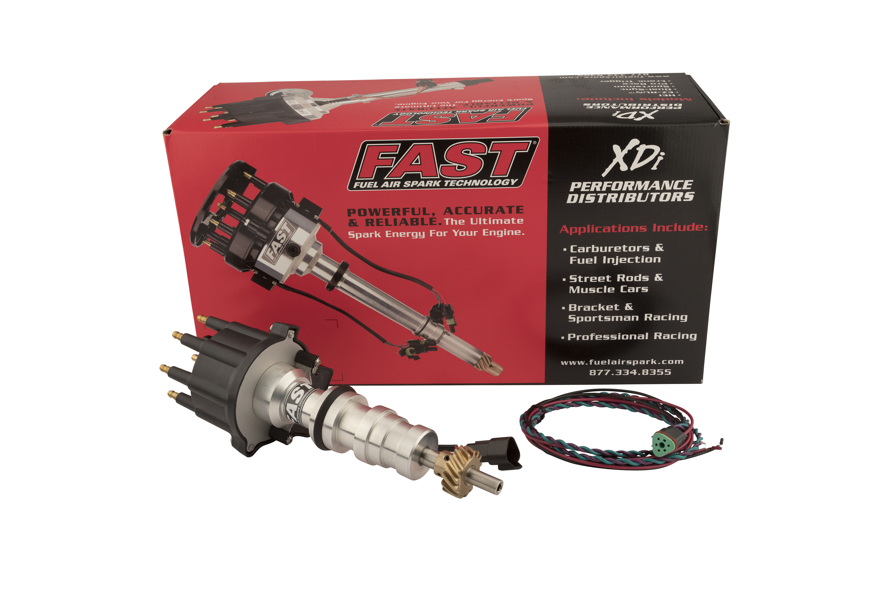 FAST 1000-1617EFI XDi Race EFI Distributor For Ford FE W/ Small Cap