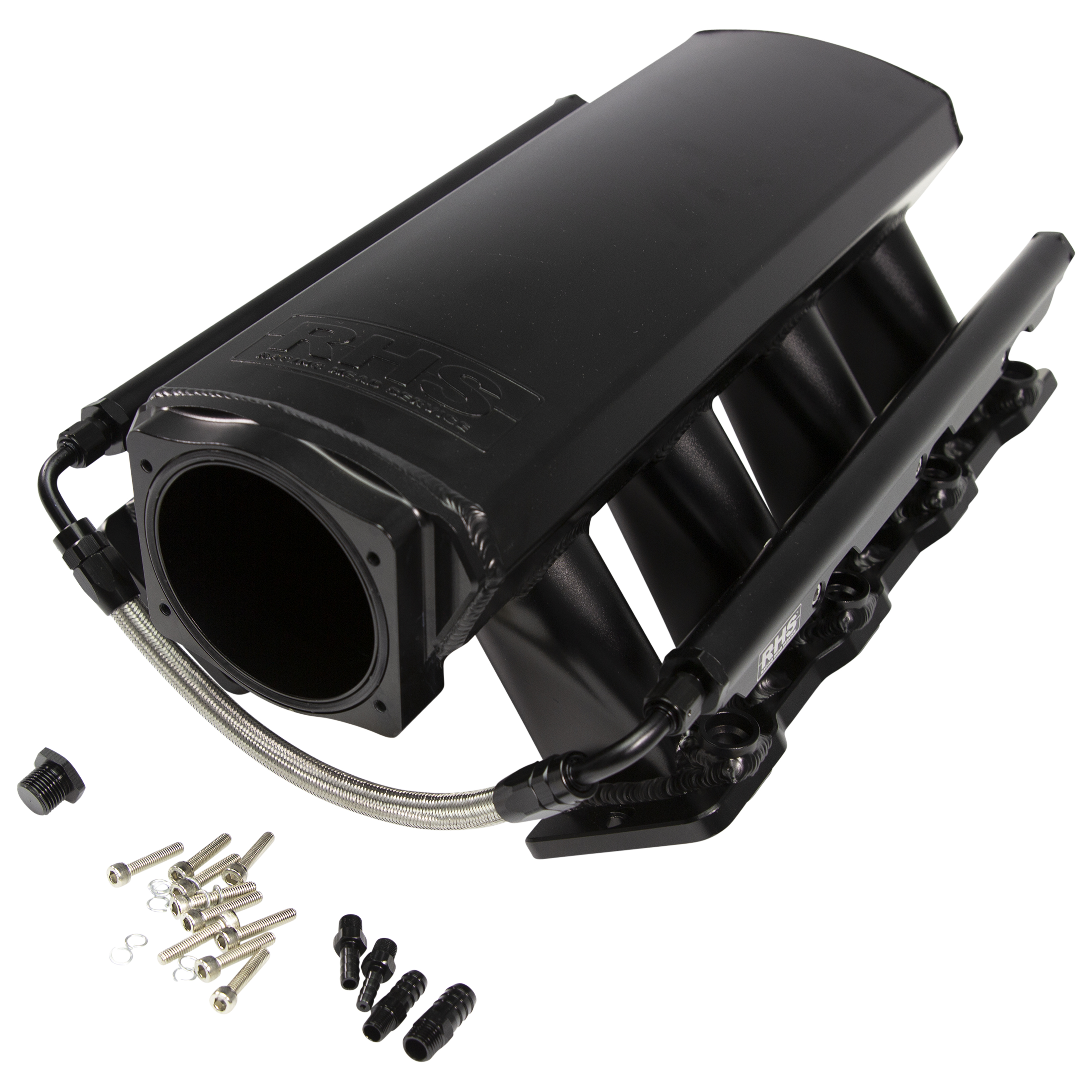 FAST 10902 Sheet Metal LS1/Cathedral Port Intake Manifold W/ Fuel Rail Kit