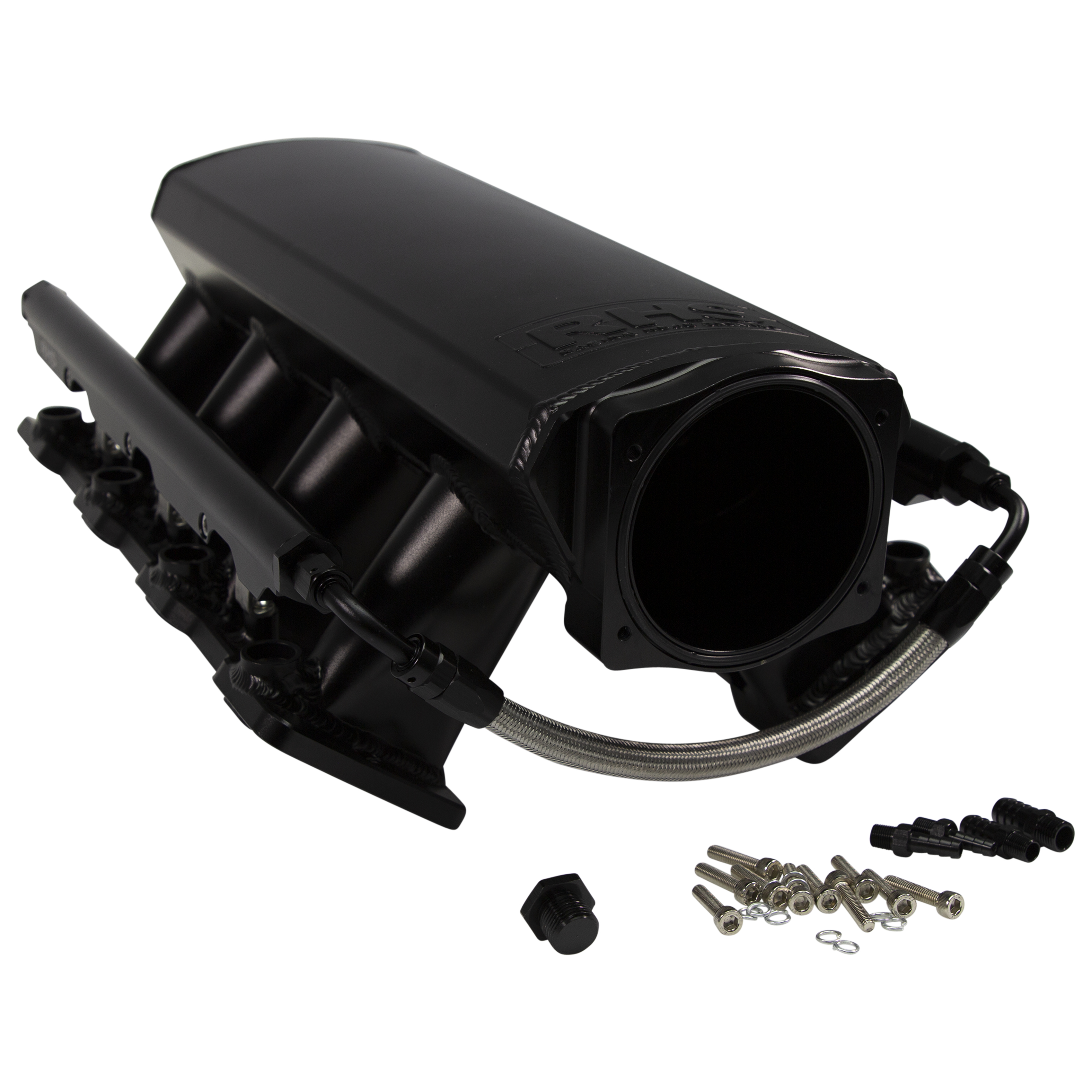 FAST 10902 Sheet Metal LS1/Cathedral Port Intake Manifold W/ Fuel Rail Kit