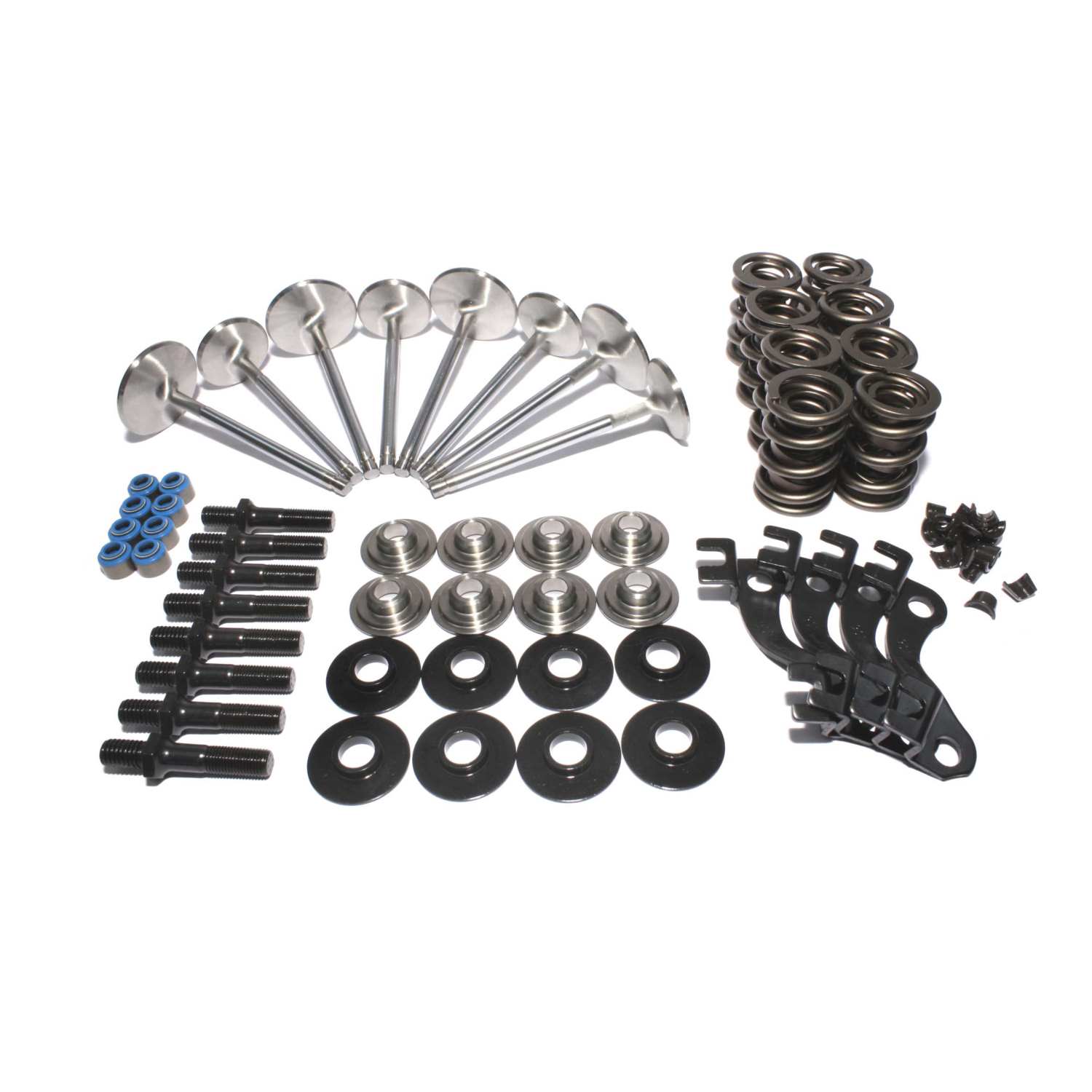 COMP Cams 11991-02 Cylinder Head Assembly Kit For BBC 360cc Solid Roller