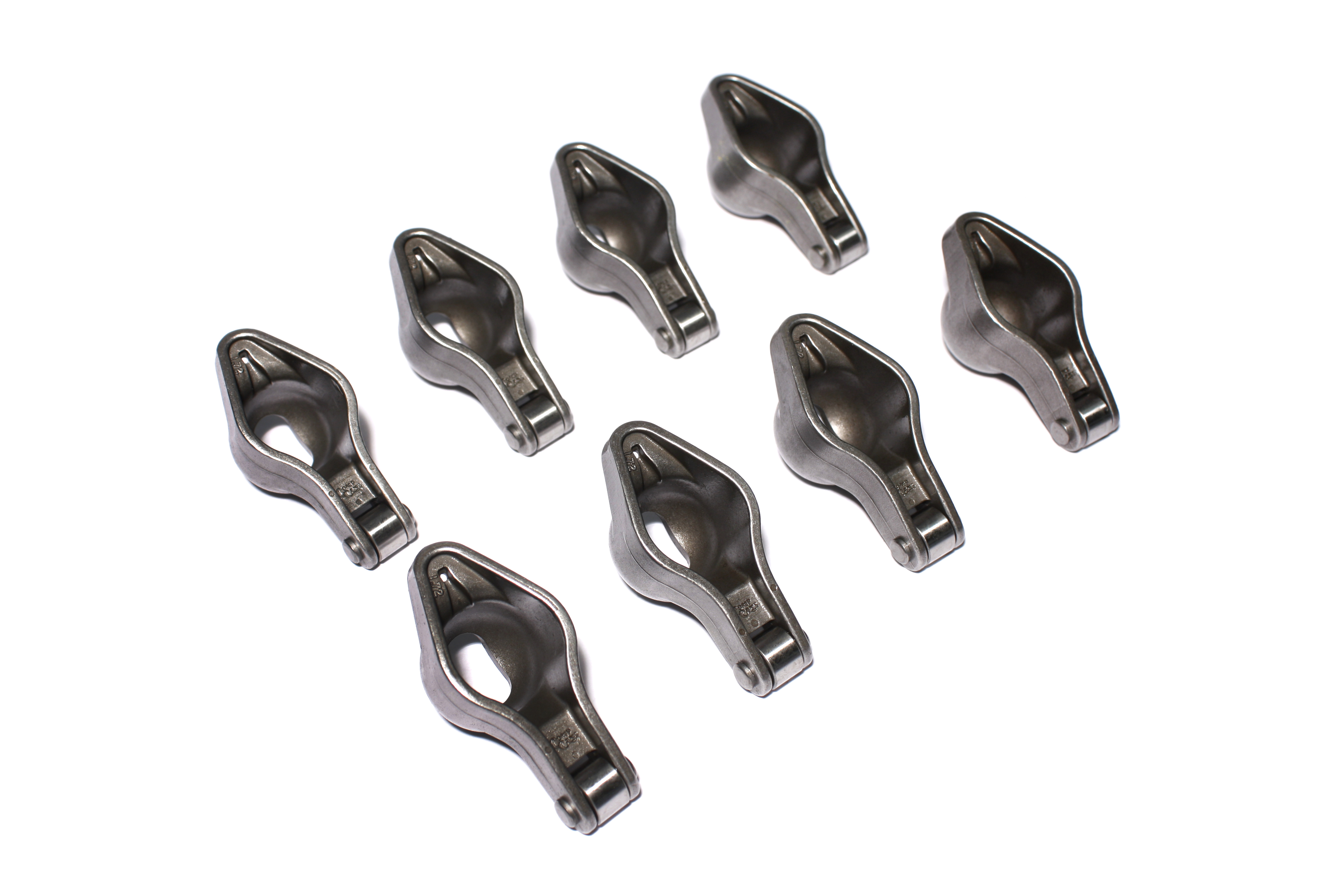 COMP Cams 1411-8 Magnum Roller 1.72 Ratio Rocker Arm Set Of 8 Chevrolet/Ford W/ 7/16\" Stud