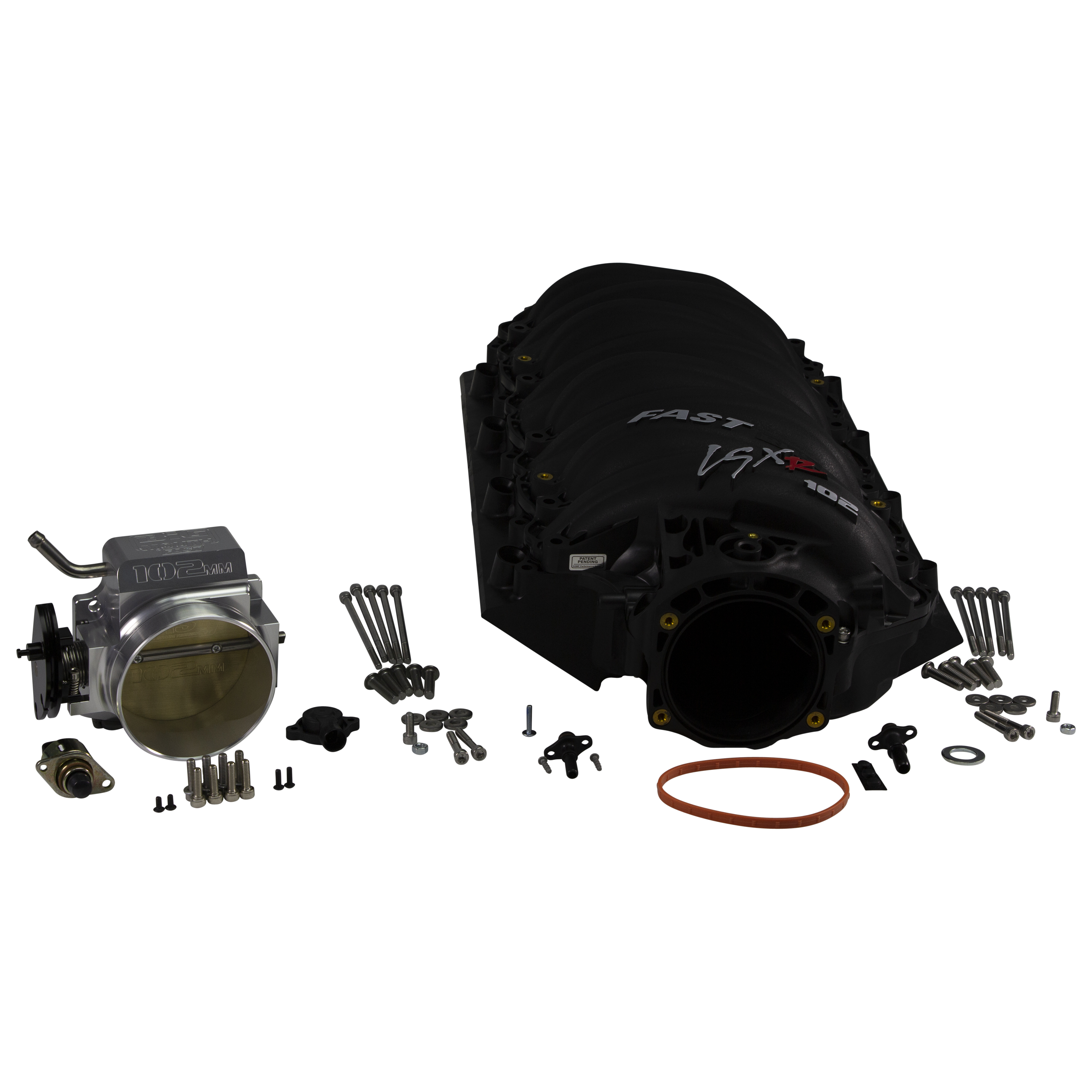 FAST 146102B-KIT LSXr 102mm LS3/L92 Intake Manifold + 102mm Big Mouth Billet Throttle Body Kit