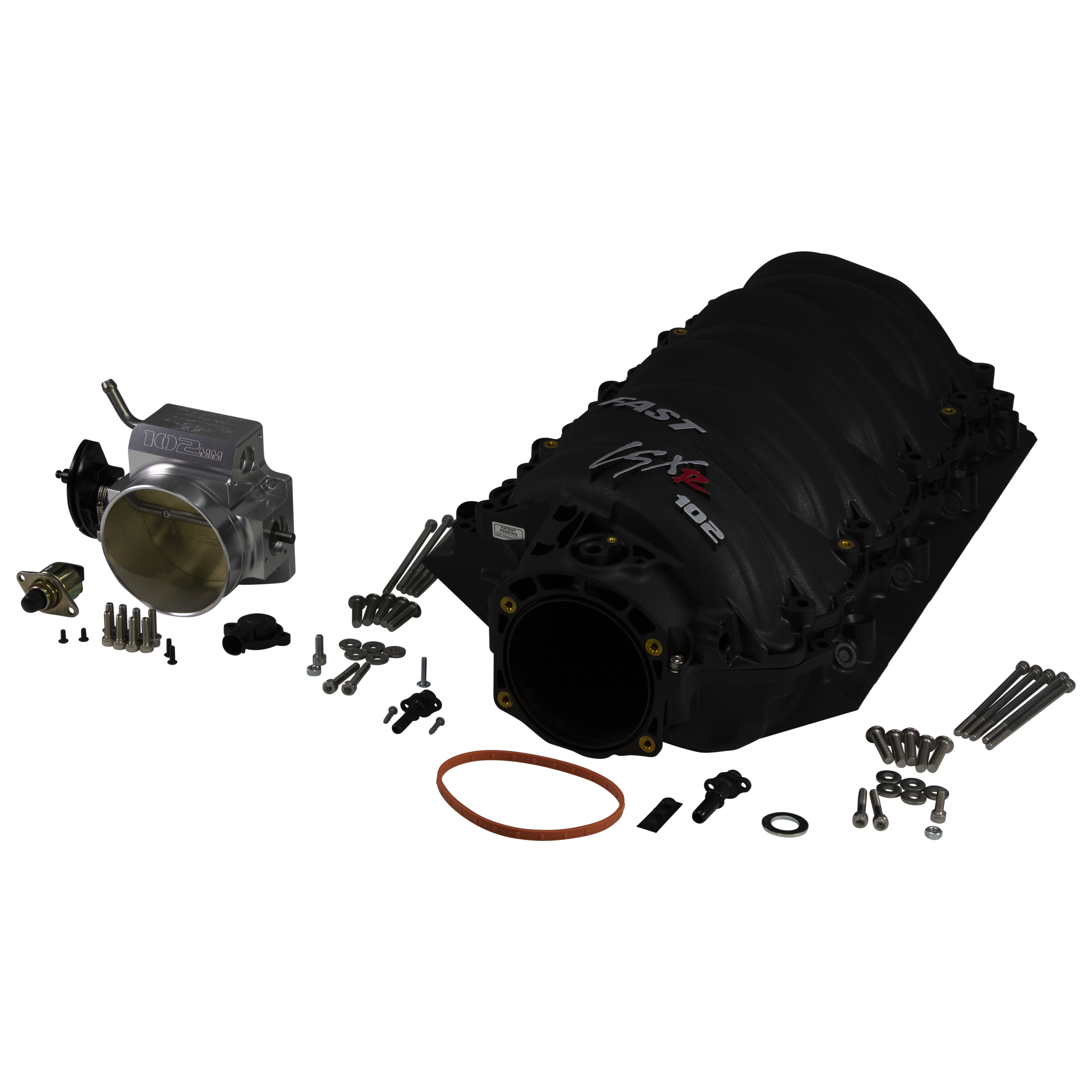 FAST 146102B-KIT LSXr 102mm LS3/L92 Intake Manifold + 102mm Big Mouth Billet Throttle Body Kit