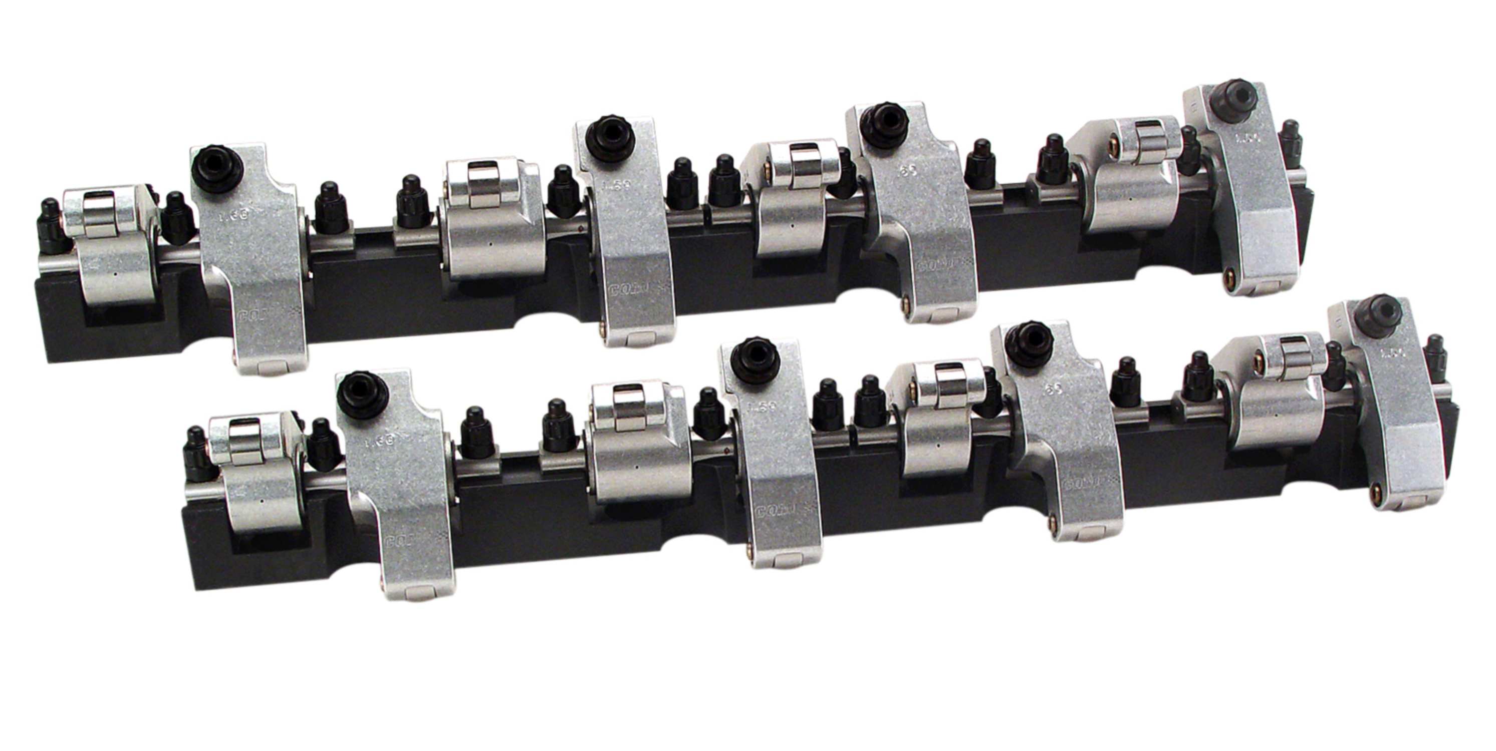 COMP Cams 1508CPG Shaft-Mount Aluminum 1.6/1.5 Ratio Rocker Kit For SBC W/ 18 Degree Bowtie Head